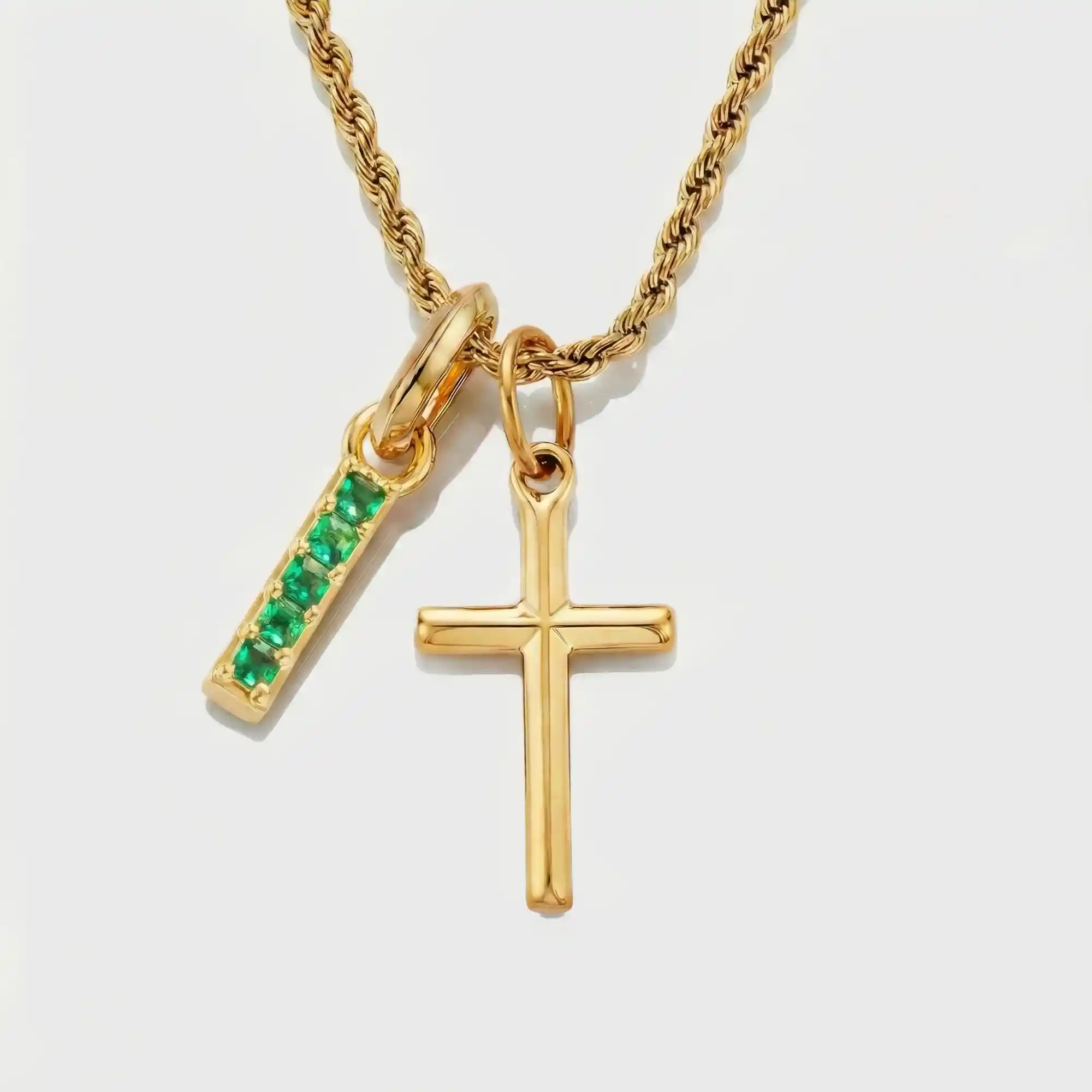 Build Your Own Pendant (Gold) | Emerald Stone - Image 39