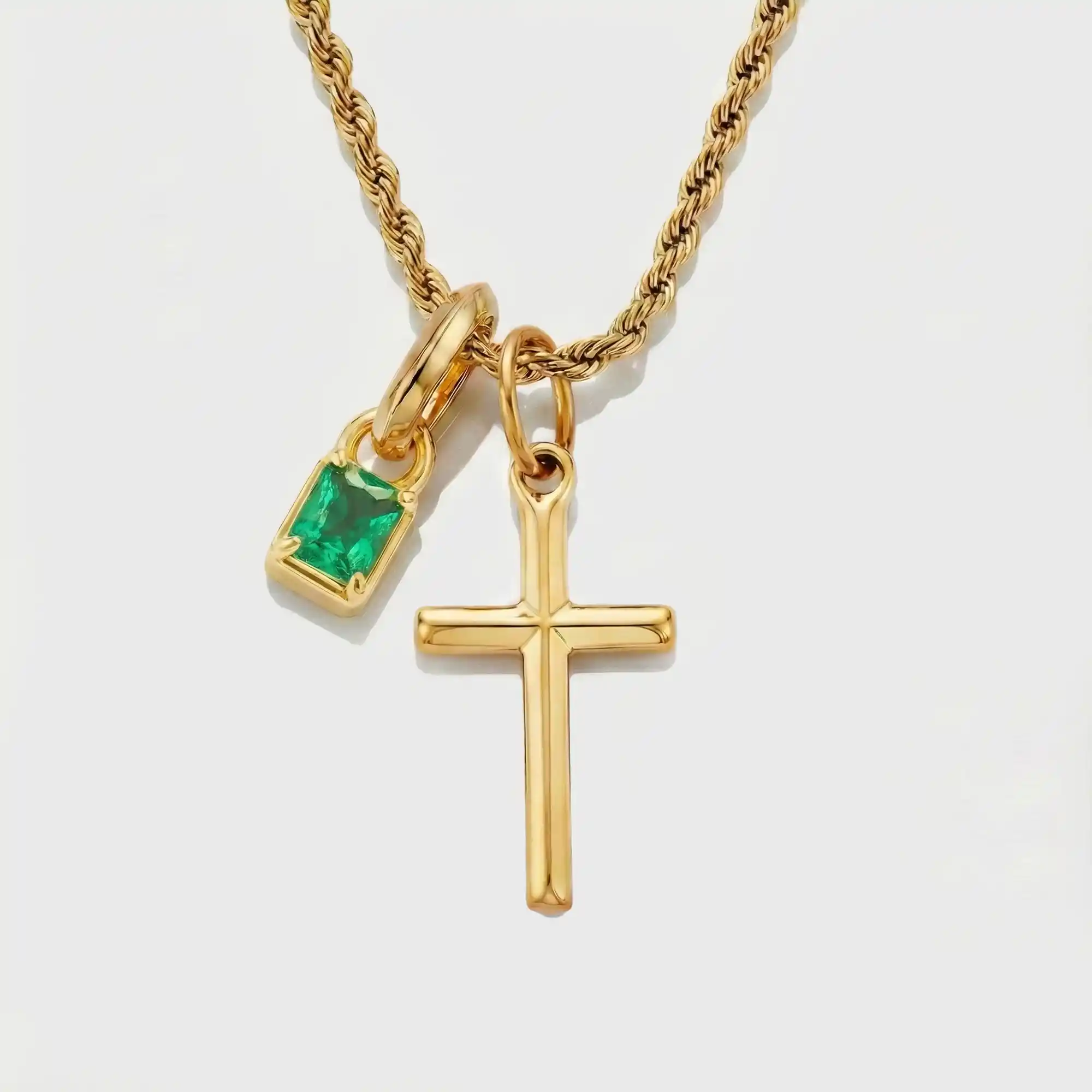 Build Your Own Pendant (Gold) | Emerald Stone - Image 45