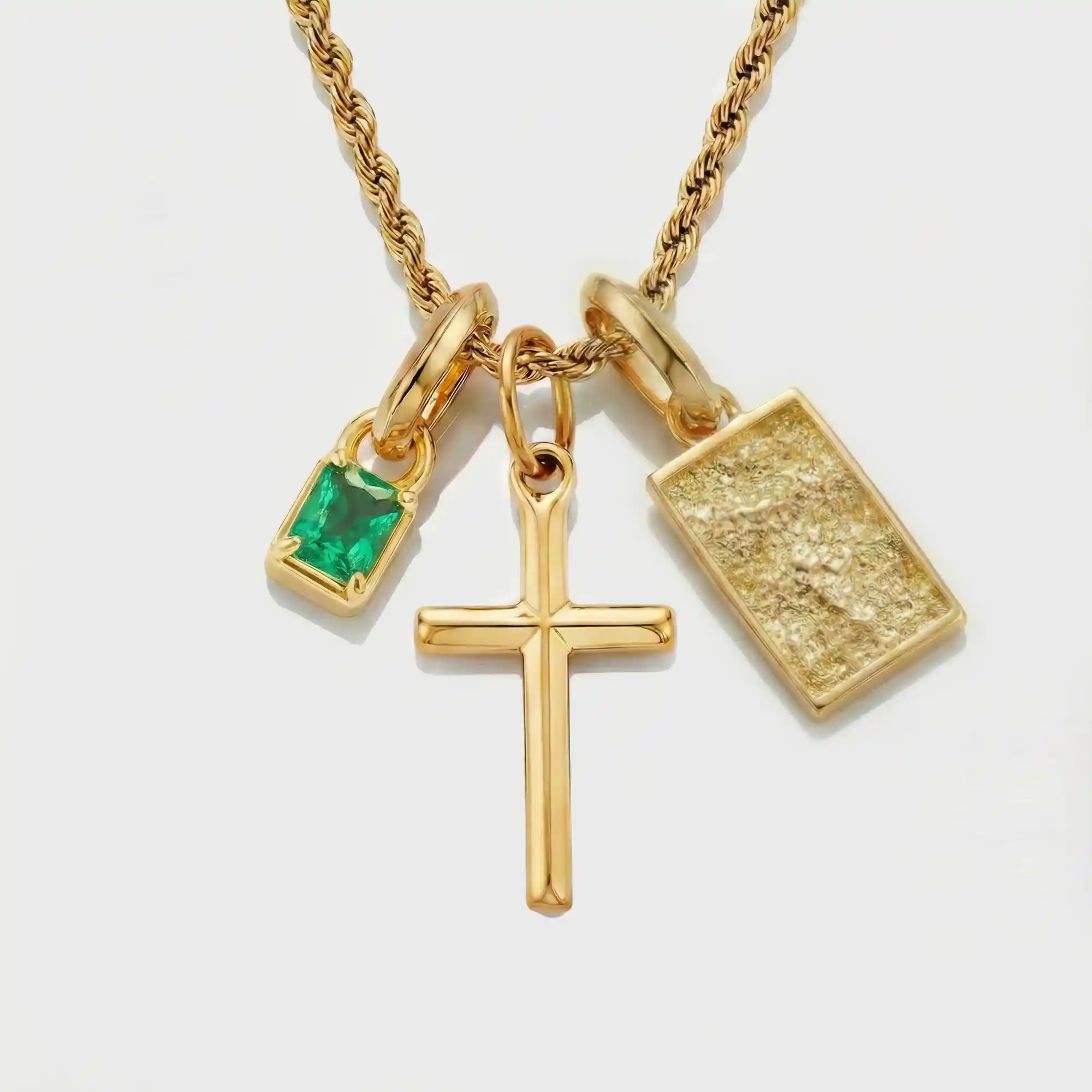 Build Your Own Pendant (Gold) | Emerald Stone - Image 47