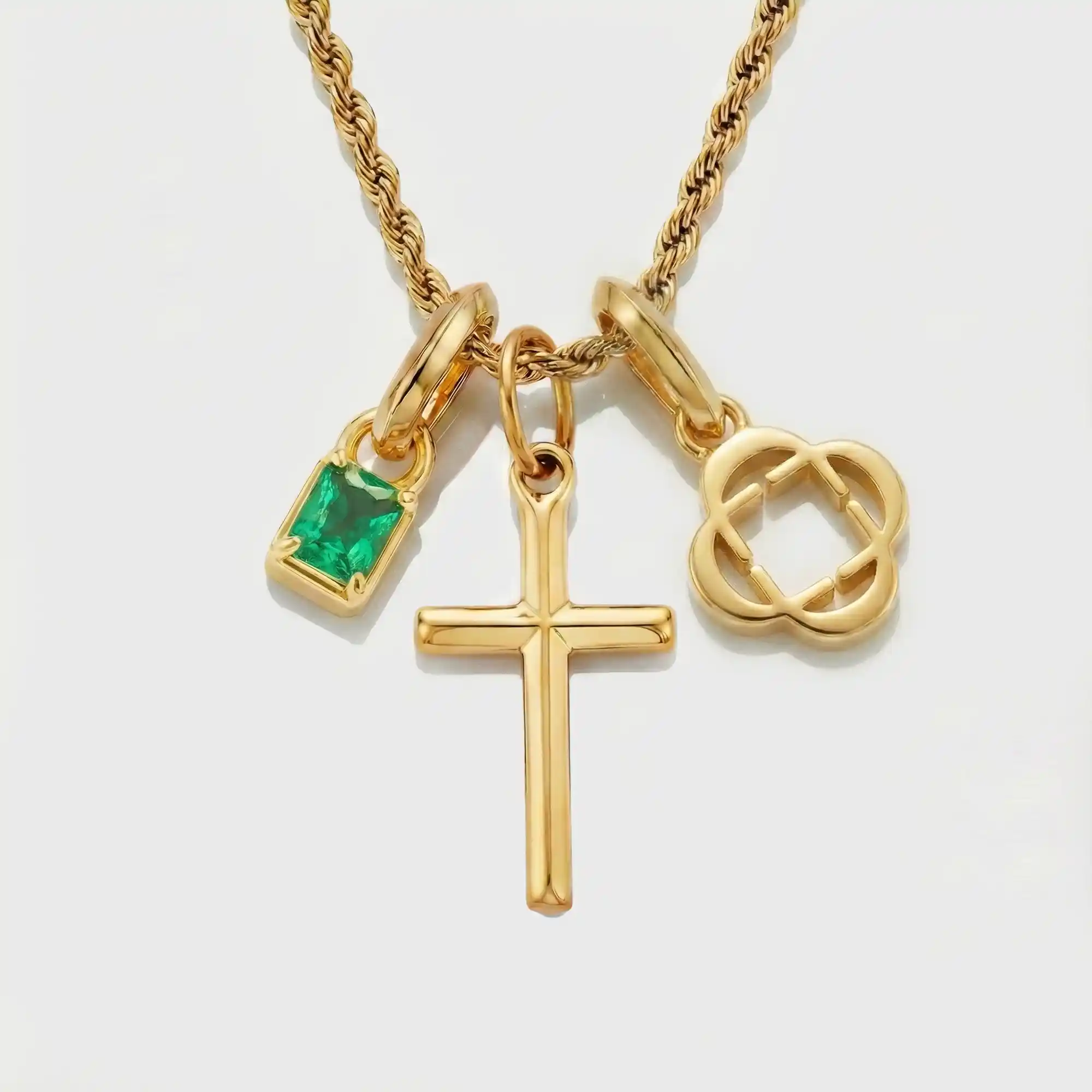 Build Your Own Pendant (Gold) | Emerald Stone - Image 50