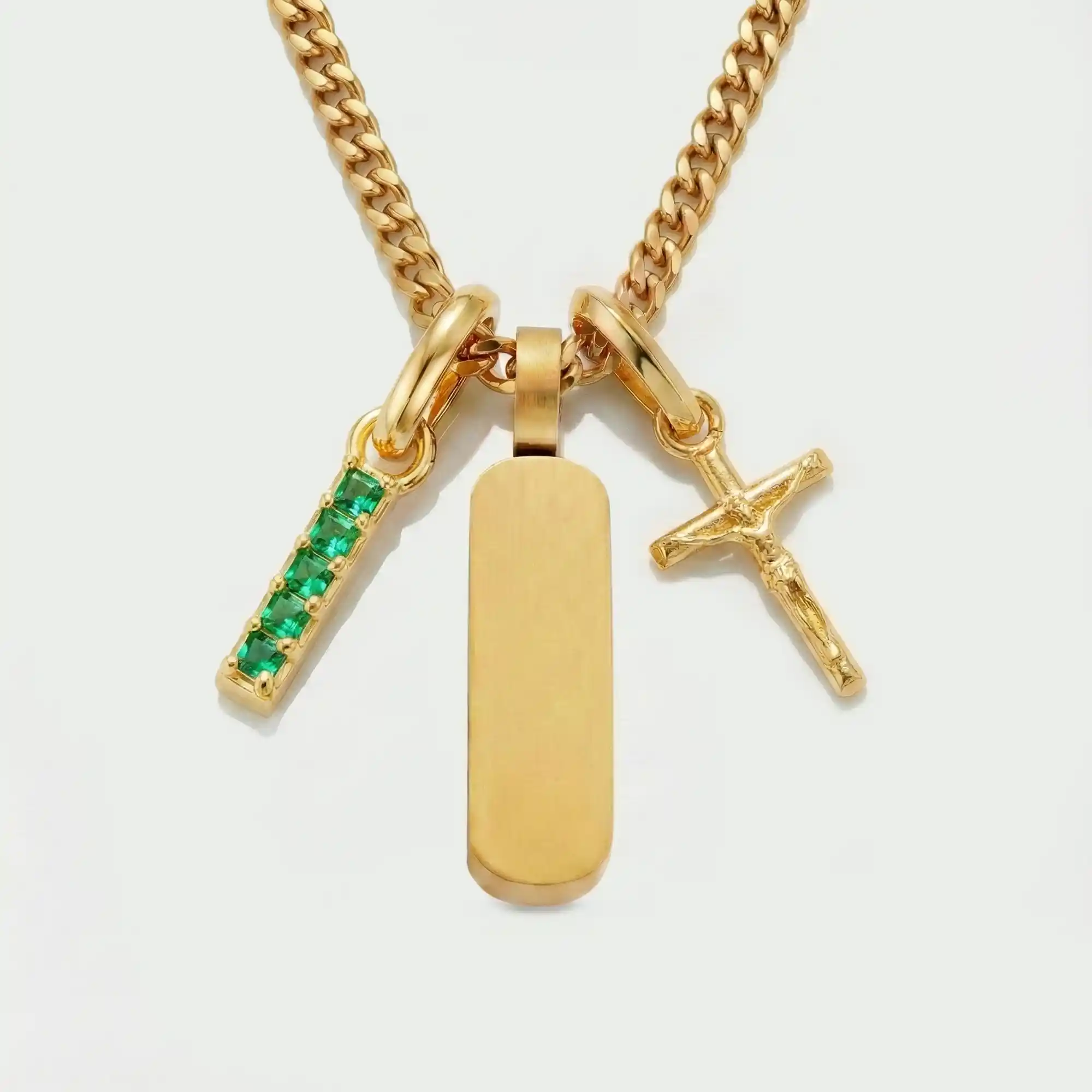 Build Your Own Pendant (Gold) | Emerald Stone - Image 58
