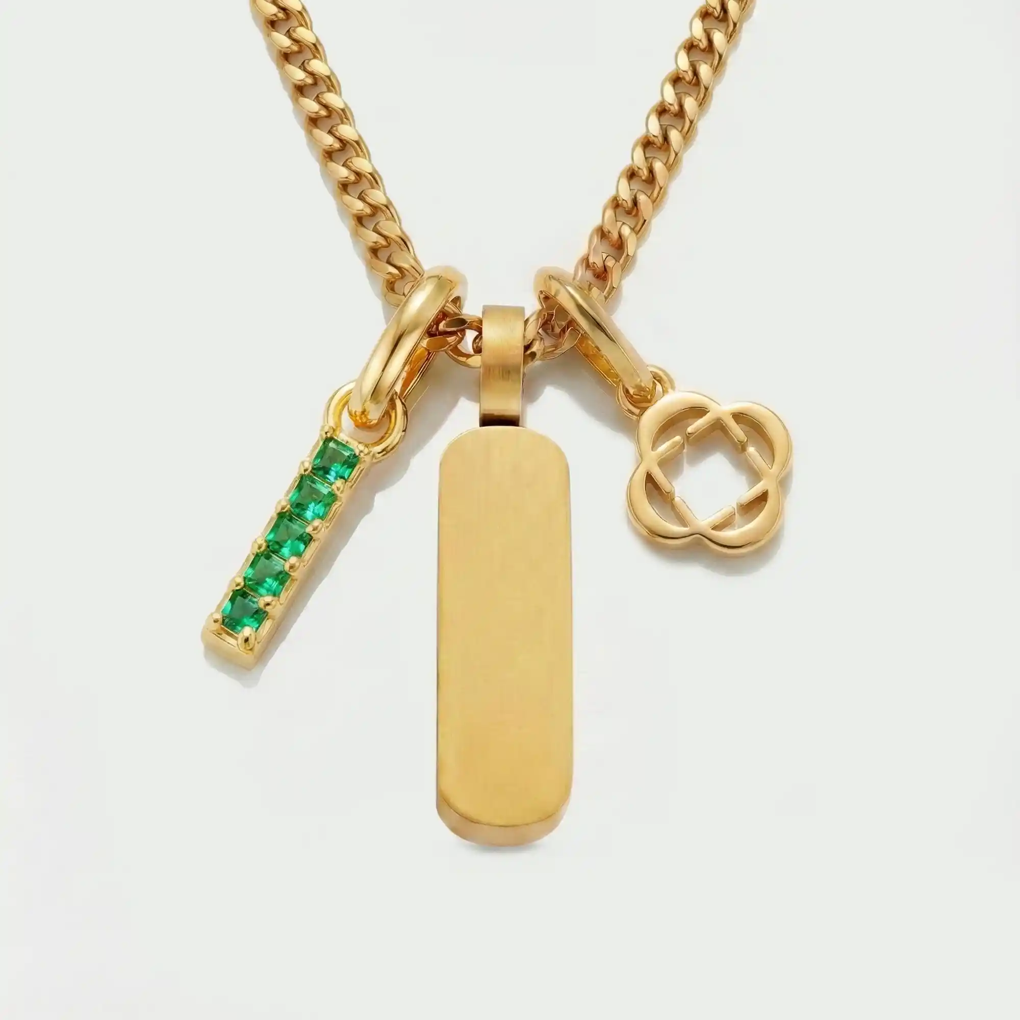 Build Your Own Pendant (Gold) | Emerald Stone - Image 62