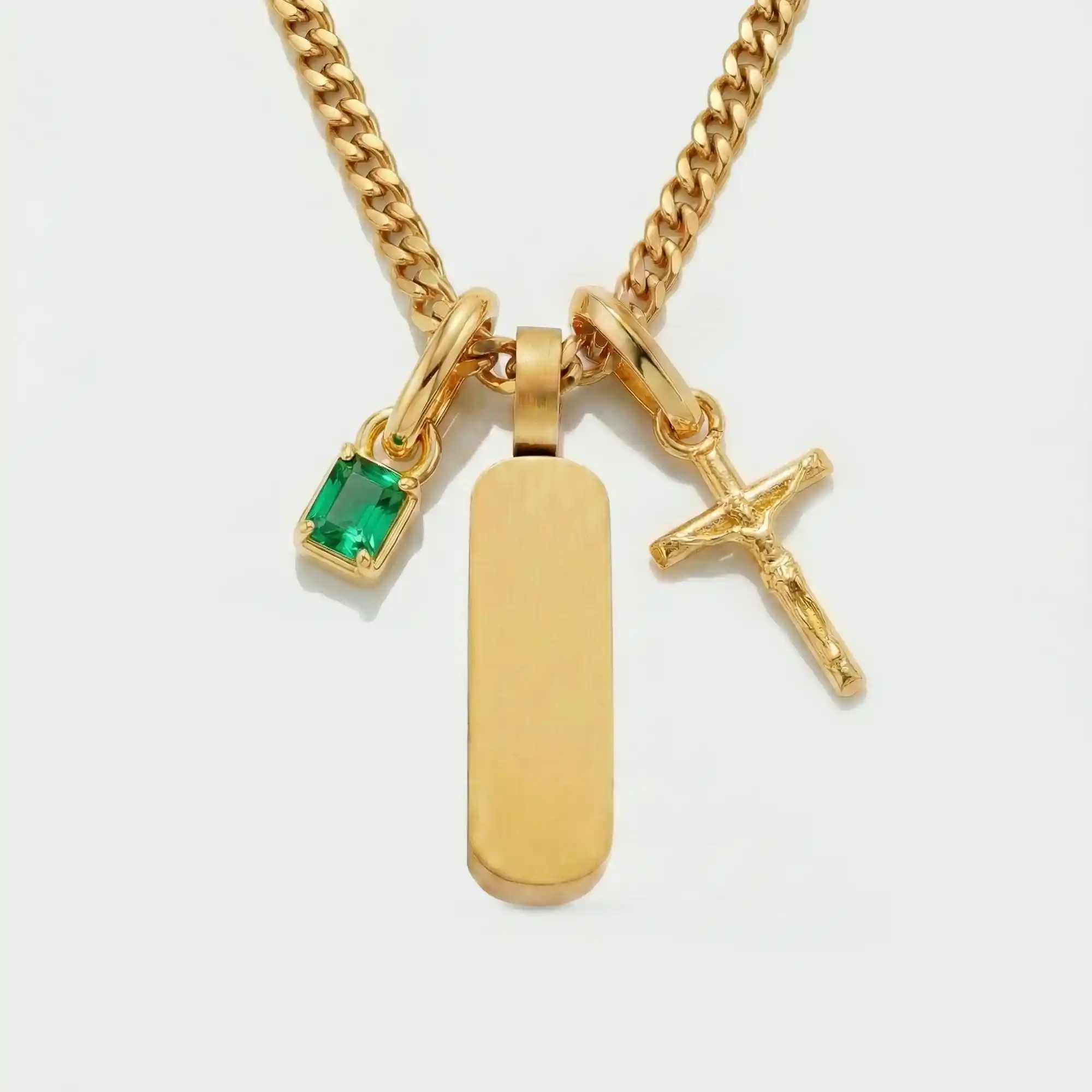 Build Your Own Pendant (Gold) | Emerald Stone - Image 64