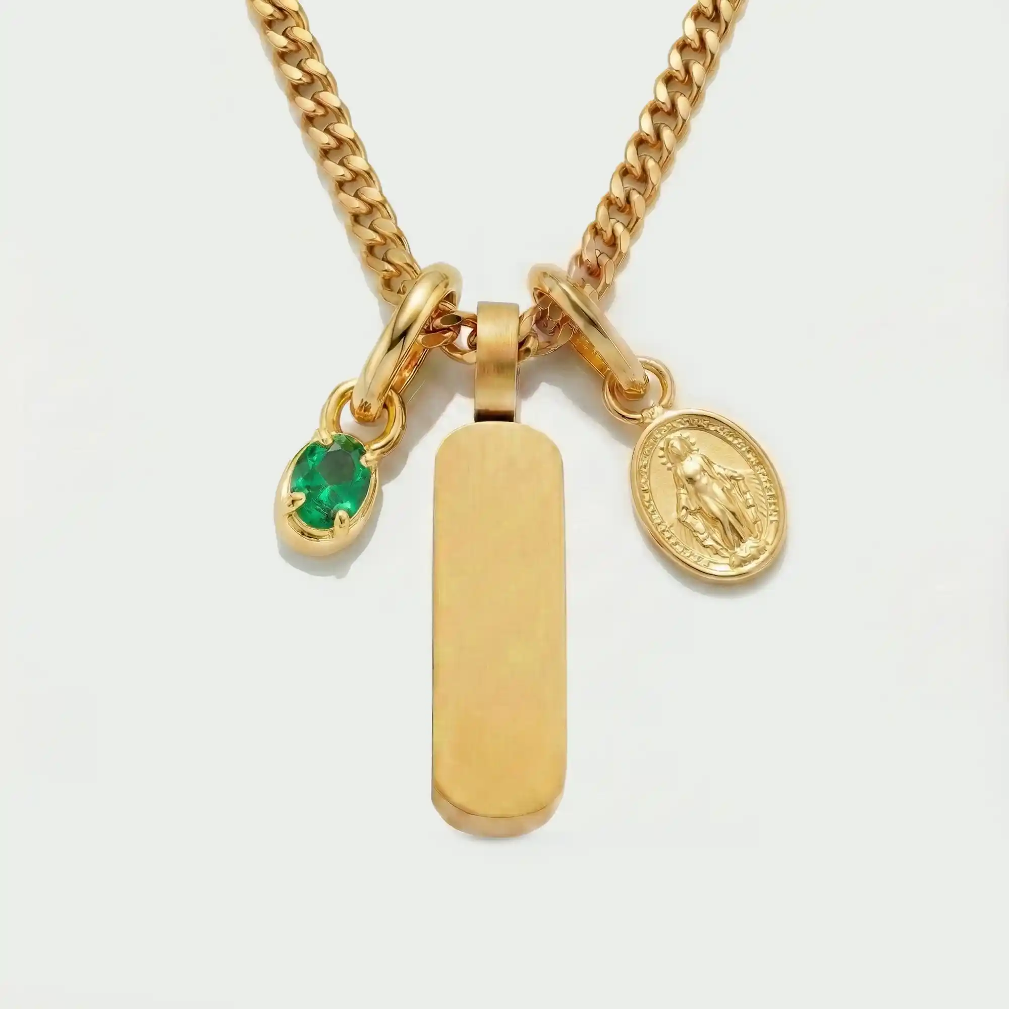 Build Your Own Pendant (Gold) | Emerald Stone - Image 72