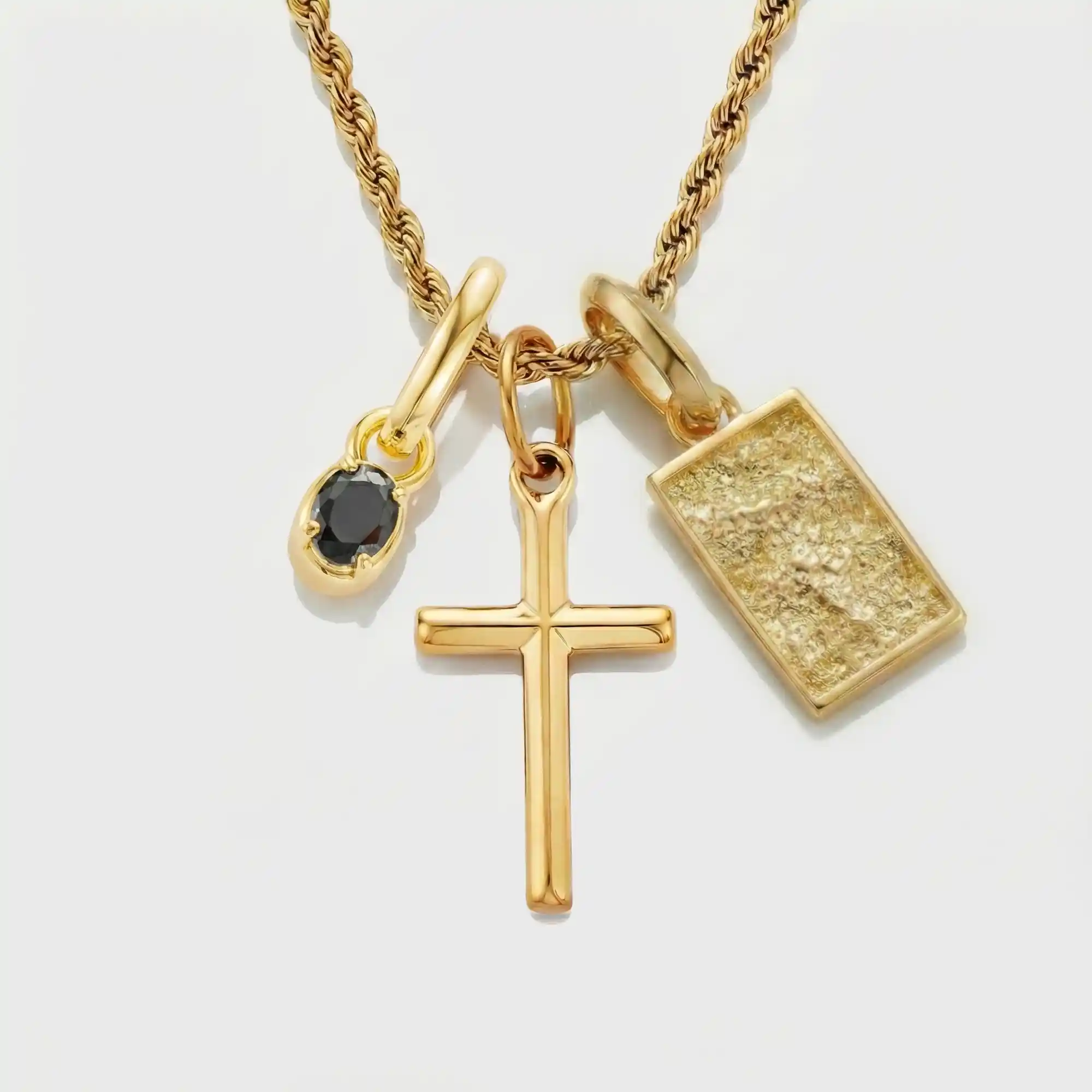 Build Your Own Pendant (Gold) | Onyx Stone - Image 51