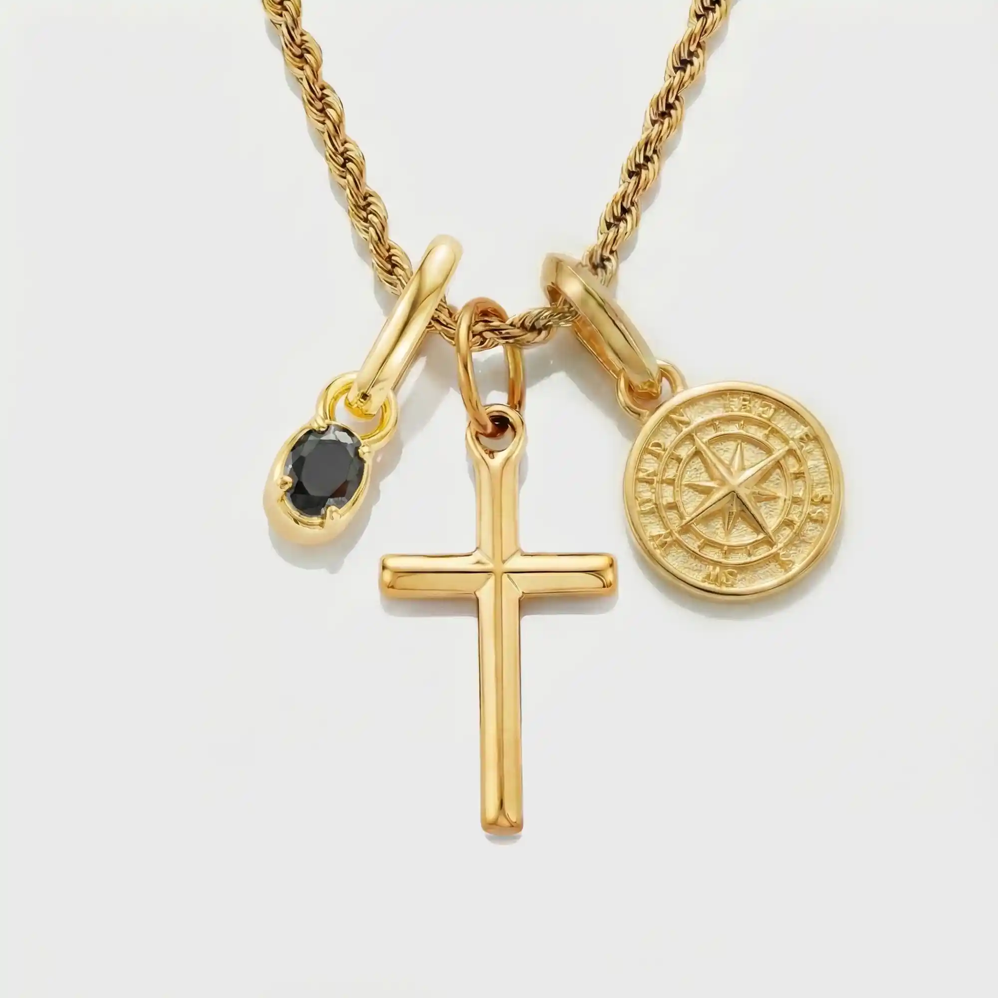 Build Your Own Pendant (Gold) | Onyx Stone - Image 53