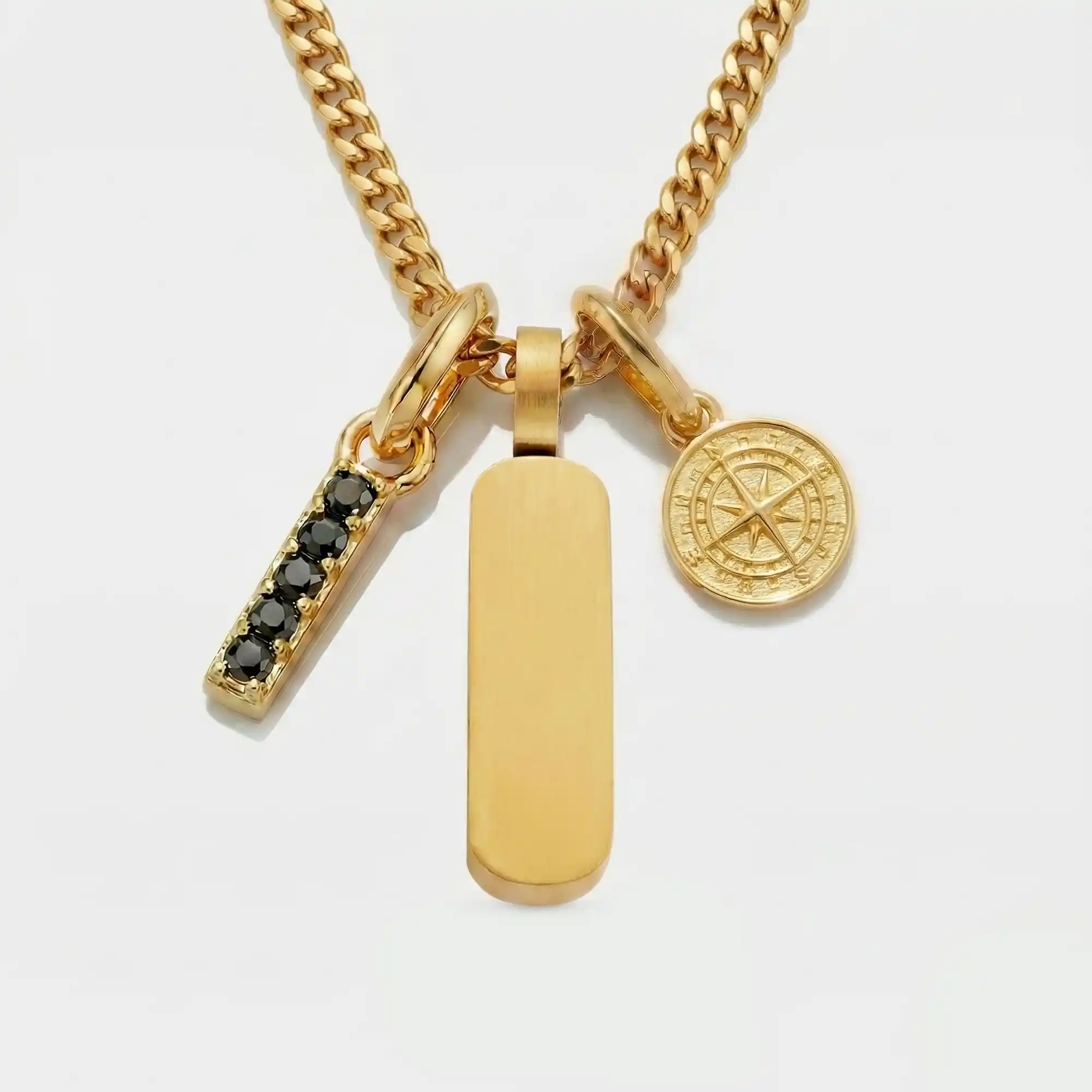 Build Your Own Pendant (Gold) | Onyx Stone - Image 59