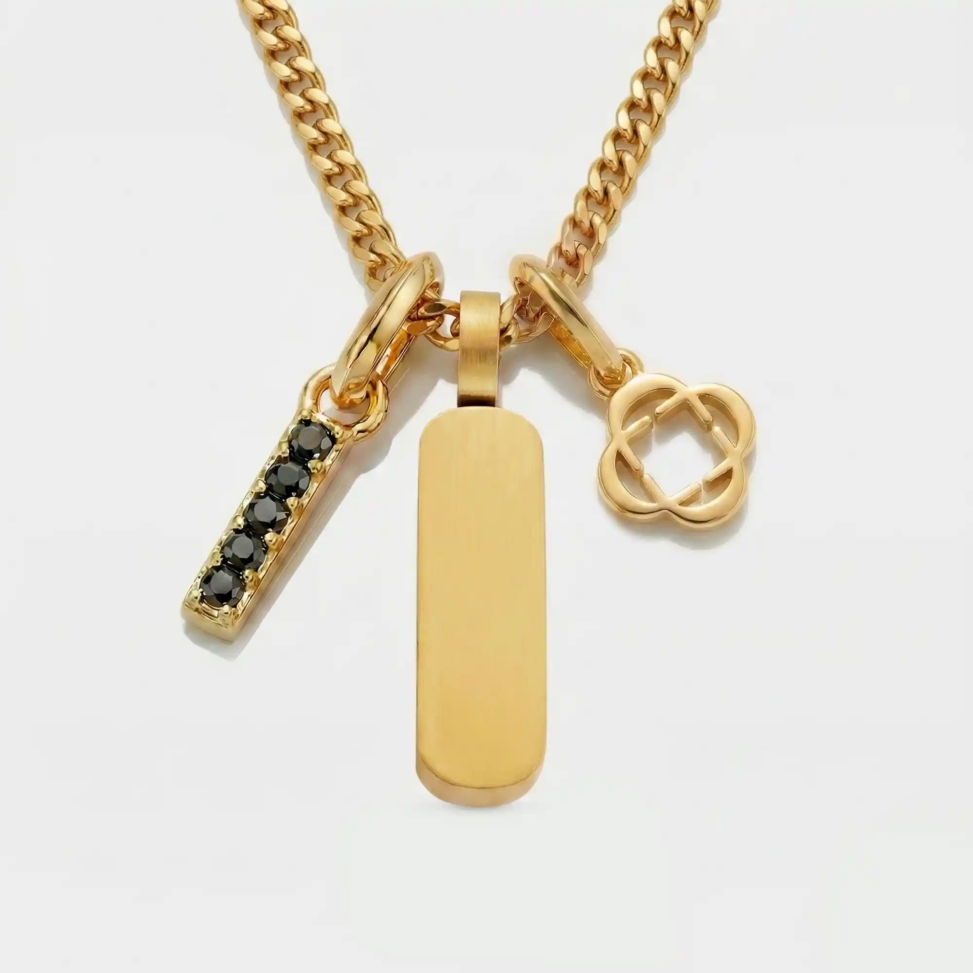 Build Your Own Pendant (Gold) | Onyx Stone - Image 60