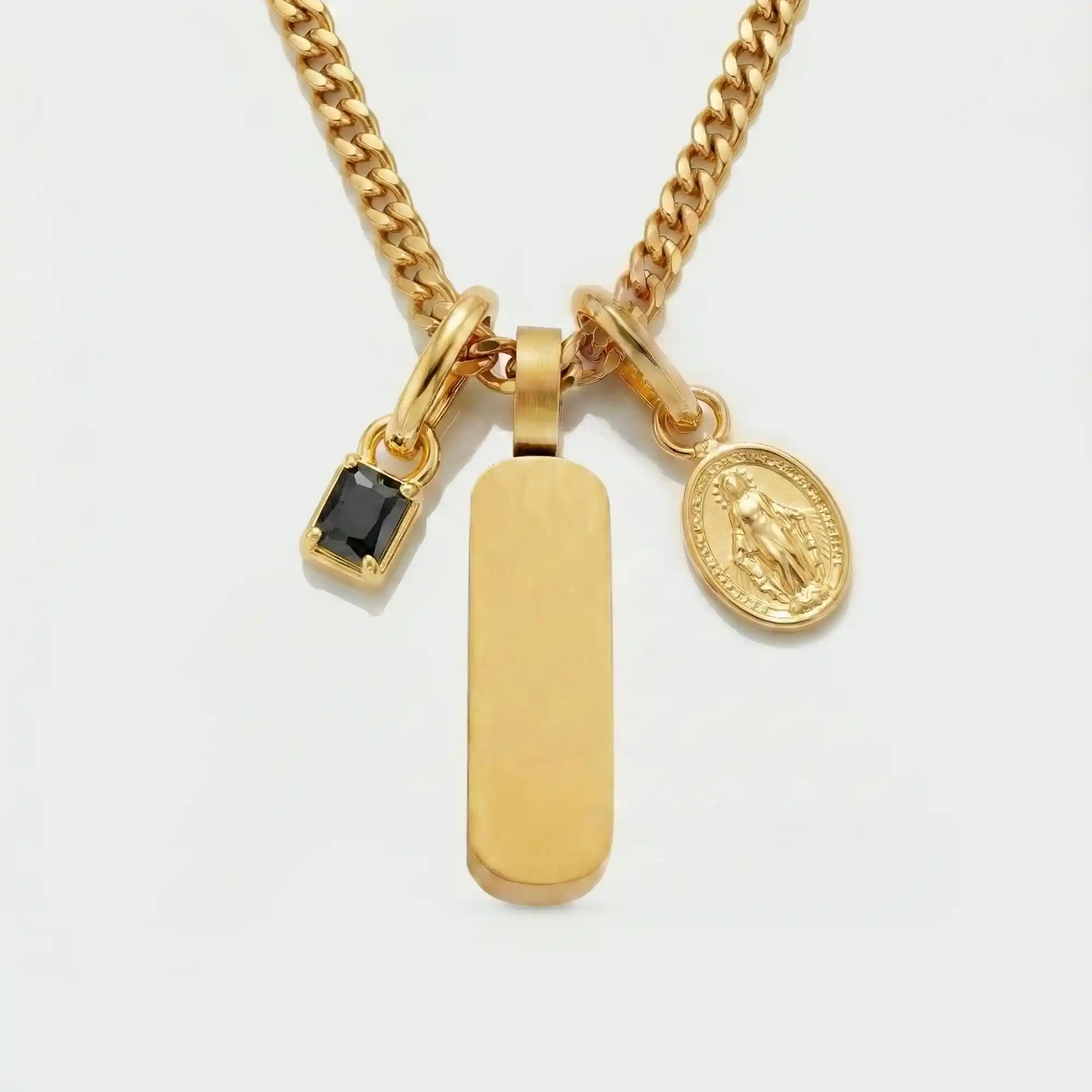 Build Your Own Pendant (Gold) | Onyx Stone - Image 64
