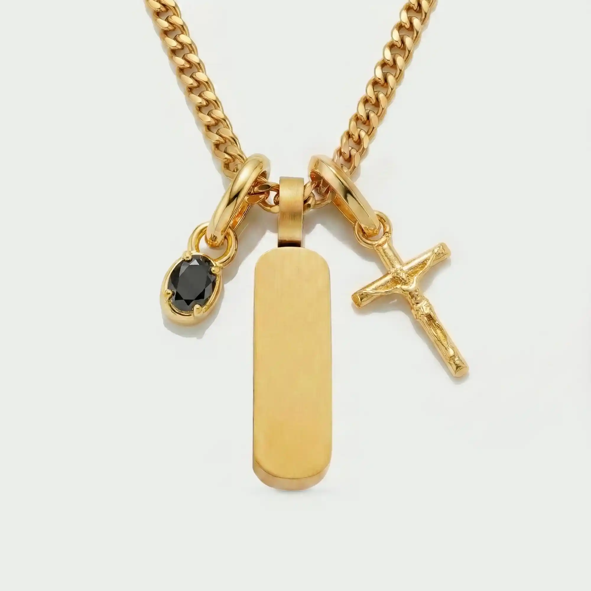 Build Your Own Pendant (Gold) | Onyx Stone - Image 68