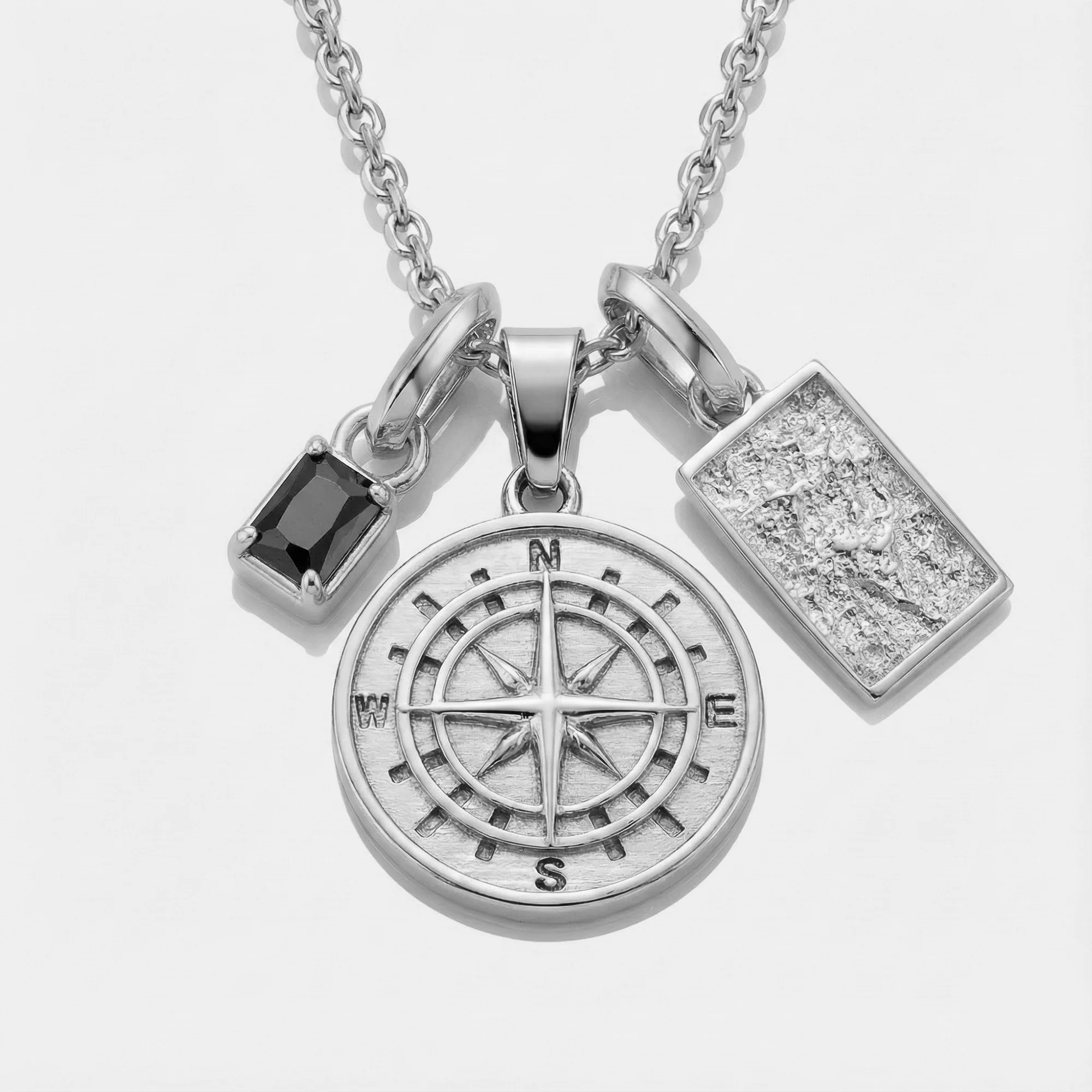 Build Your Own Pendant (Silver) | Onyx Stone - Image 10