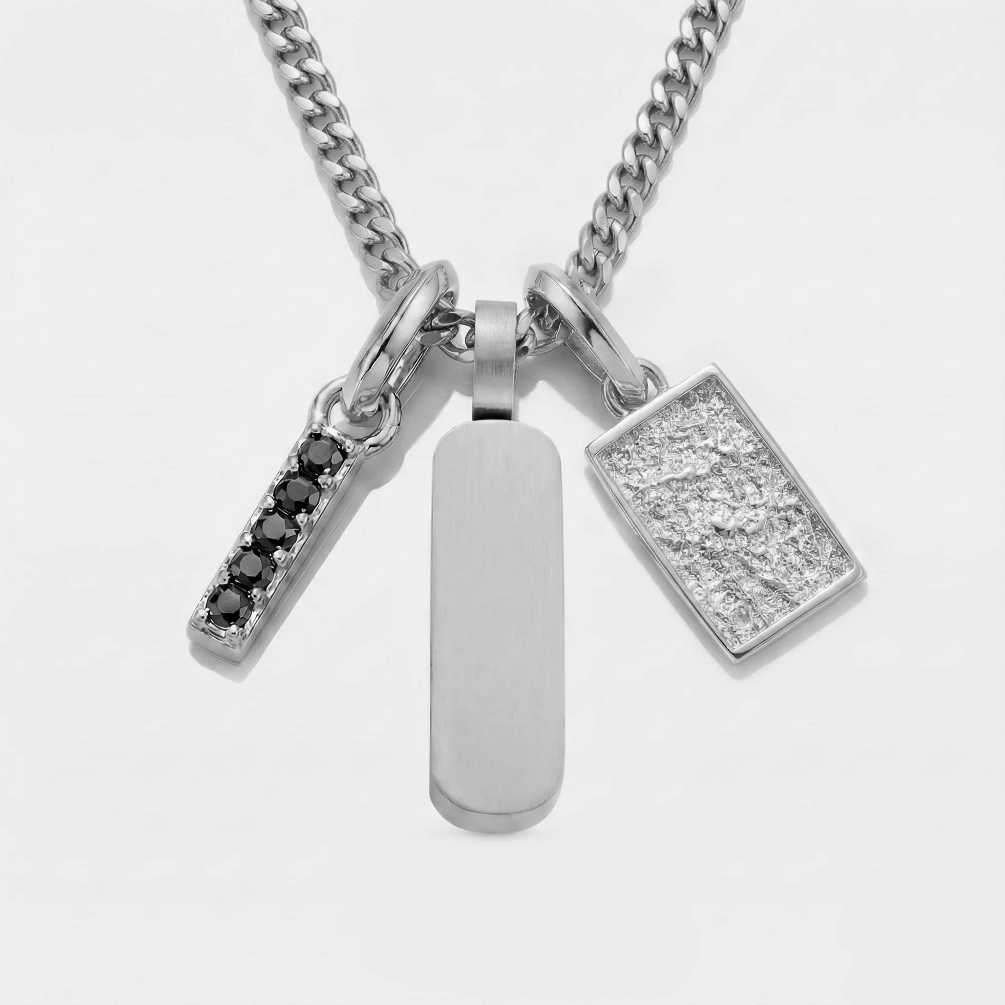 Build Your Own Pendant (Silver) | Onyx Stone - Image 57