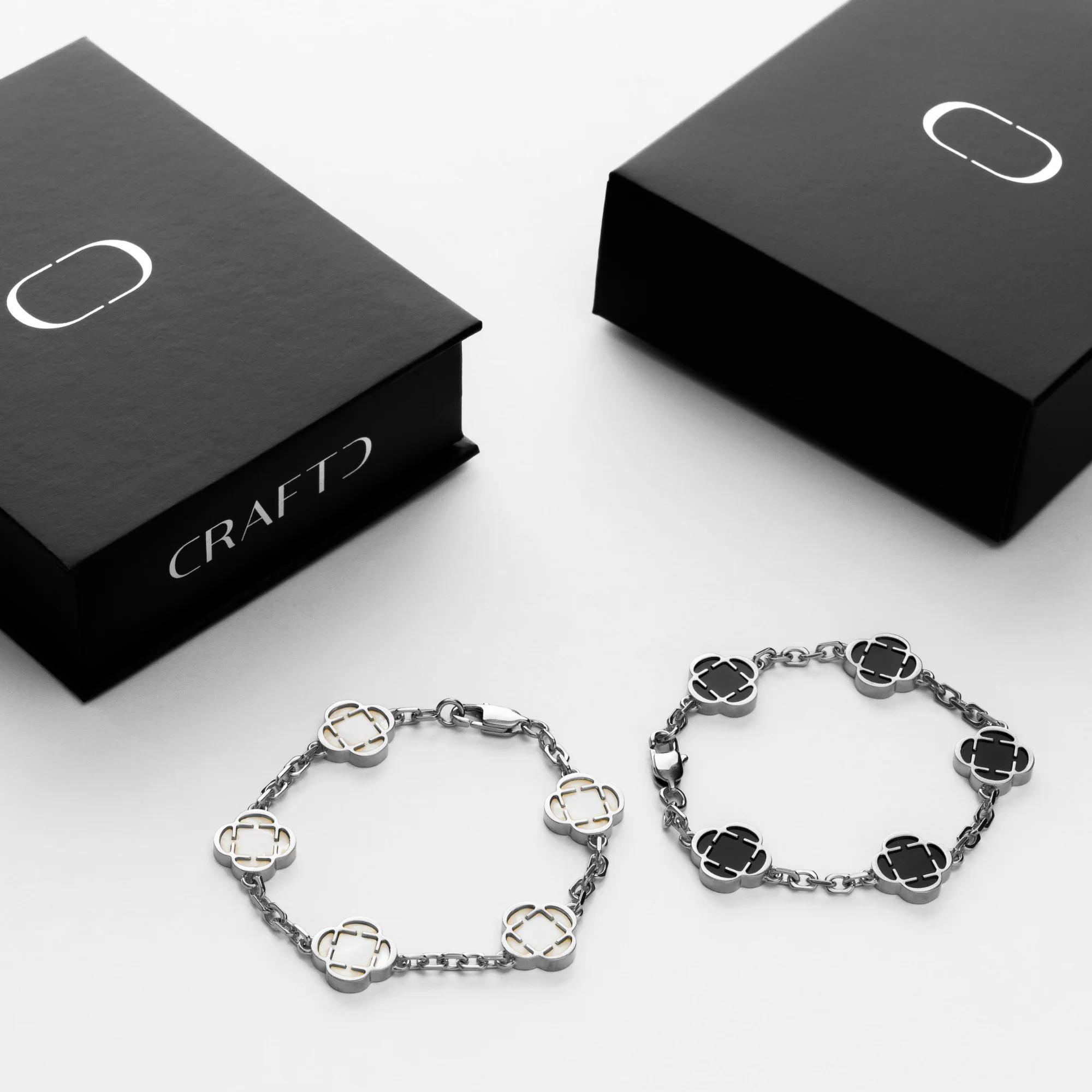 Clover Bracelet Gift Set (Silver) - Image 2