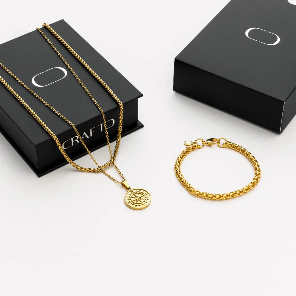 Compass Gift Set (Gold) - Image 4