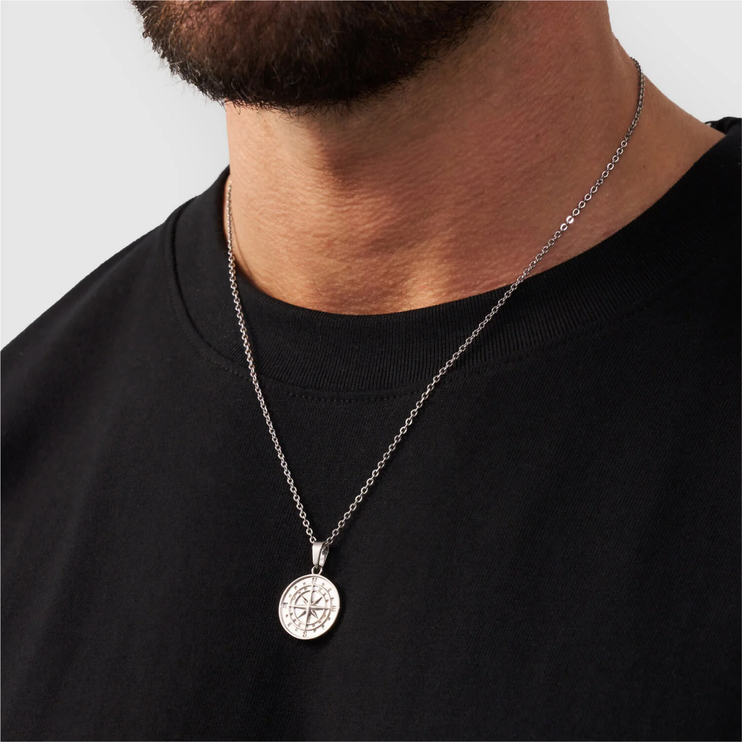 Compass Pendant (Silver) - Image 3