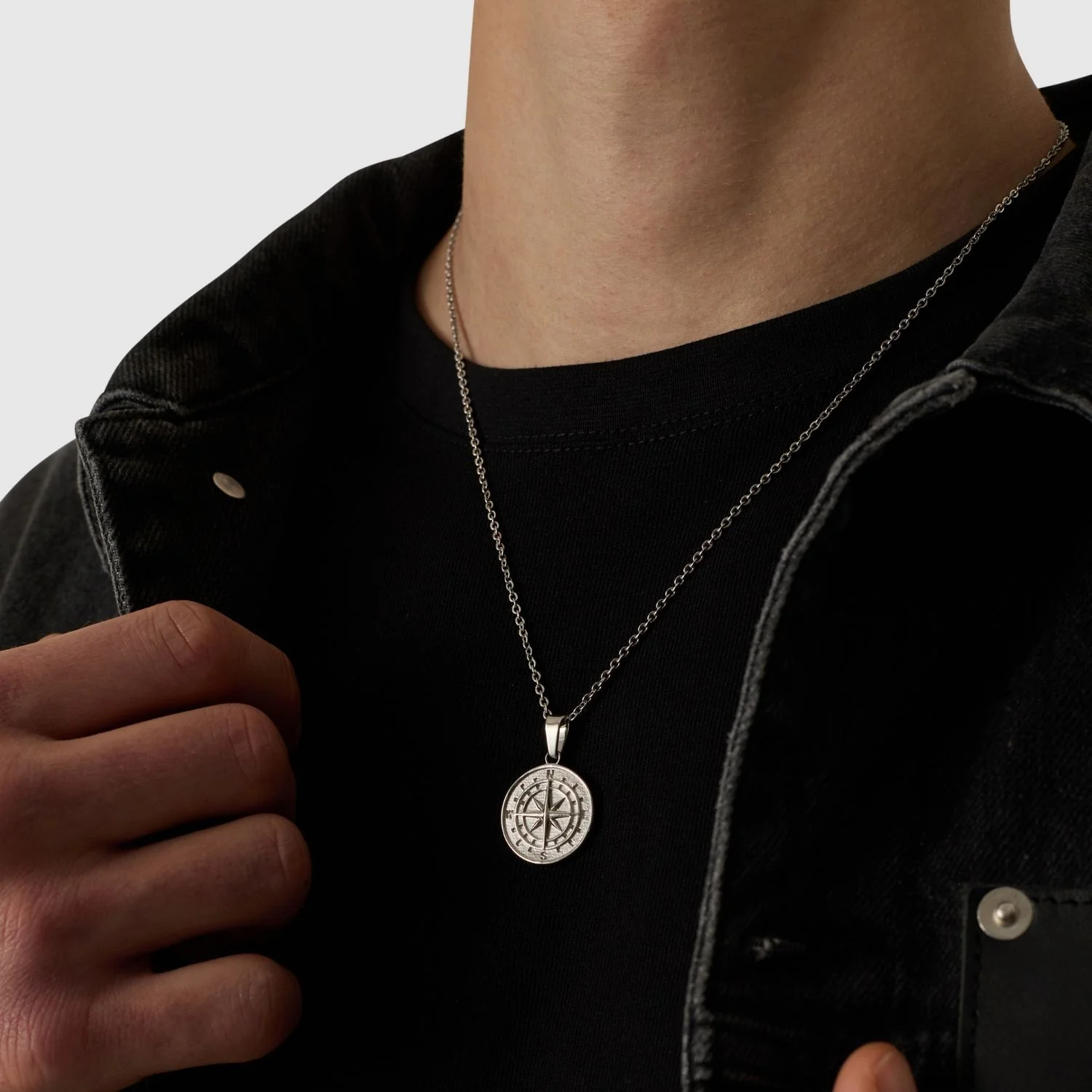Compass Pendant (Silver) - Image 5