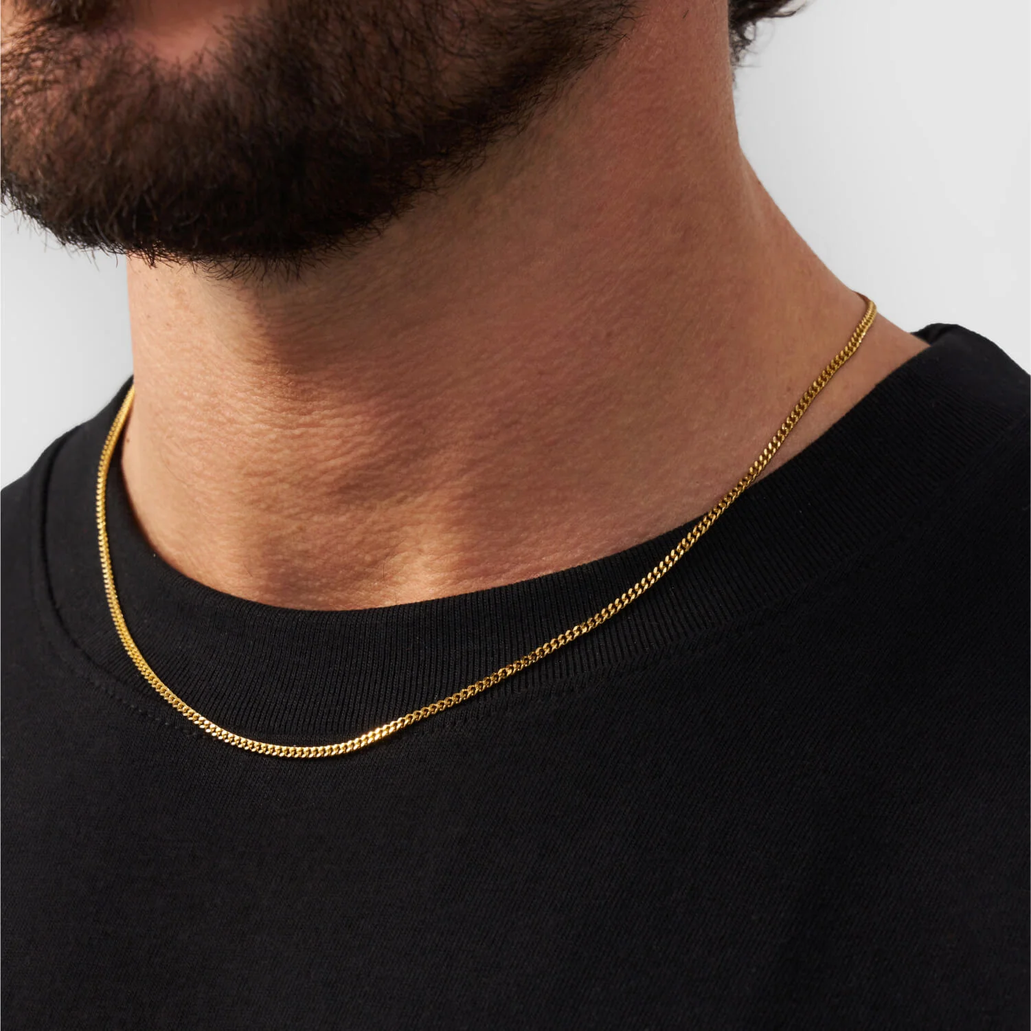 Connell Chain (Gold) 2mm - Image 3