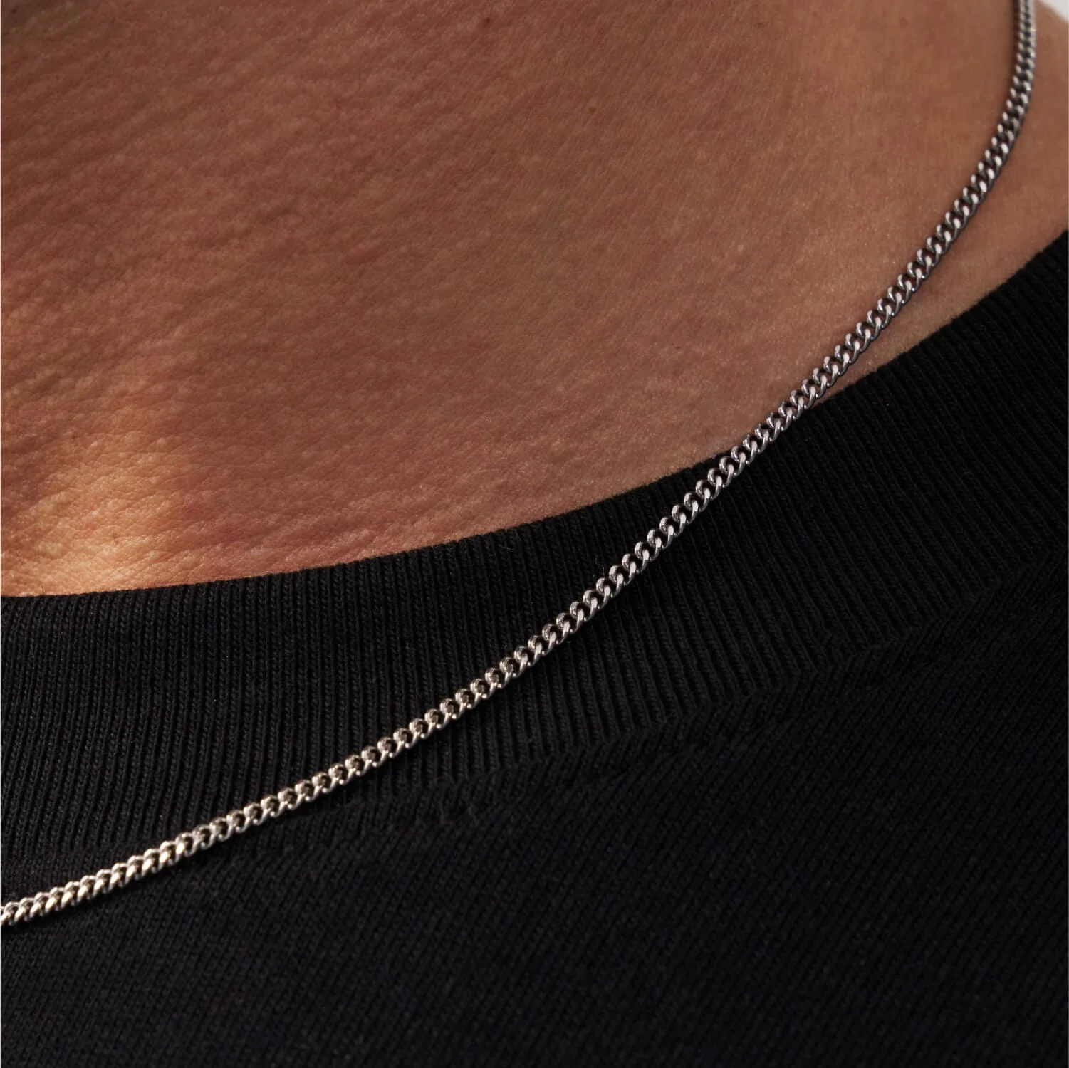 Connell Chain (Silver) 2mm - Image 5
