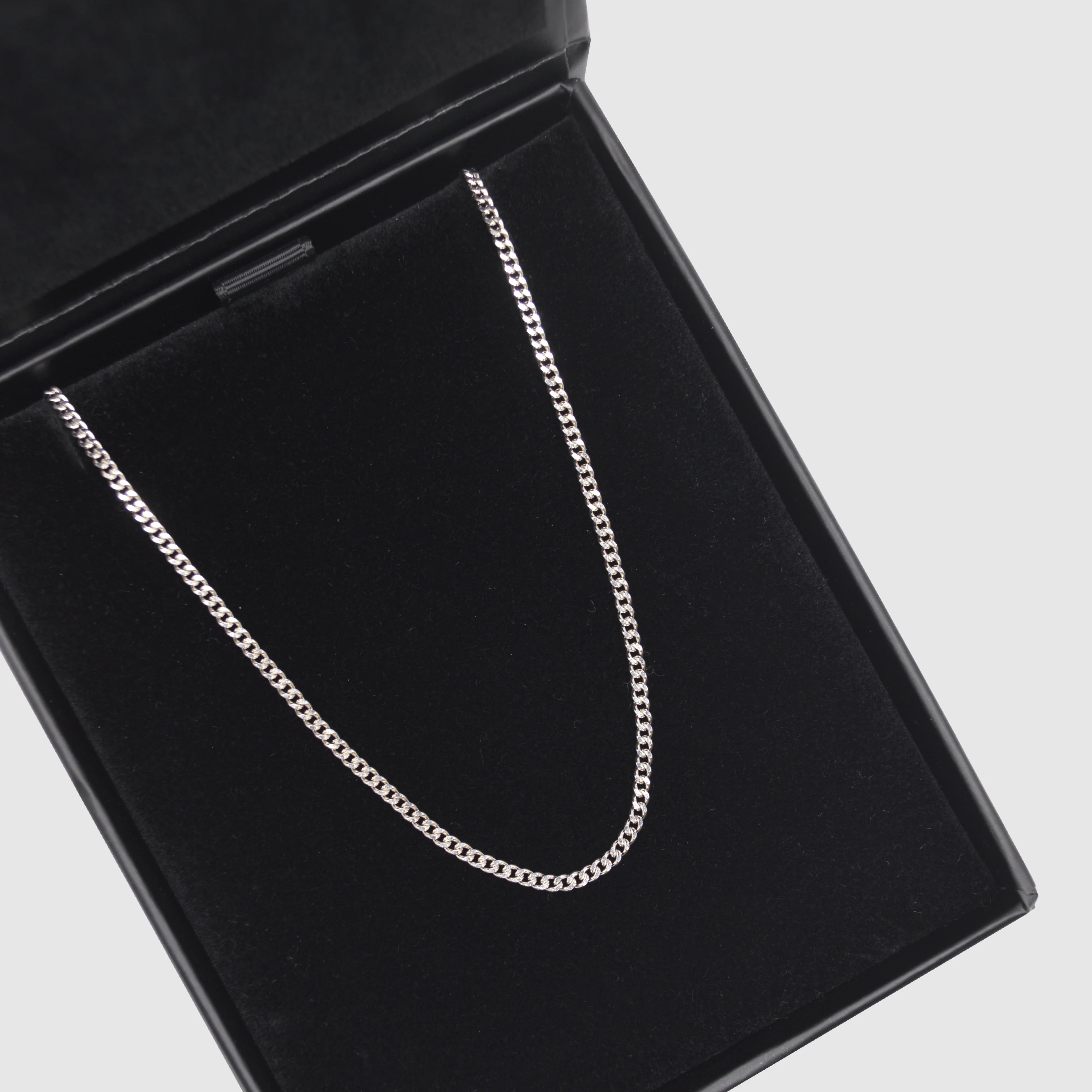 Cuban (Sterling Silver) 2mm - Image 4
