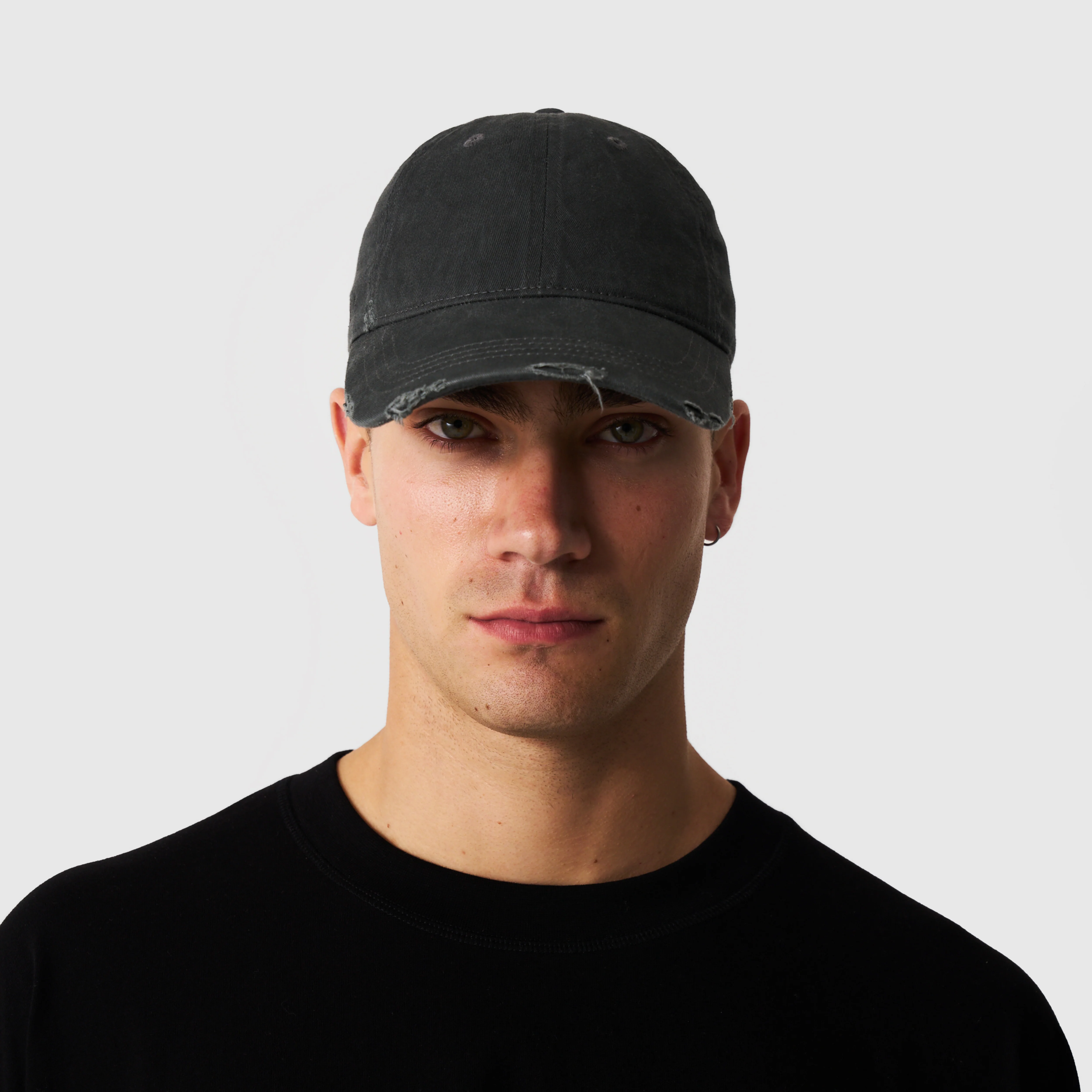 Distressed Cap (Washed Black) - Image 4