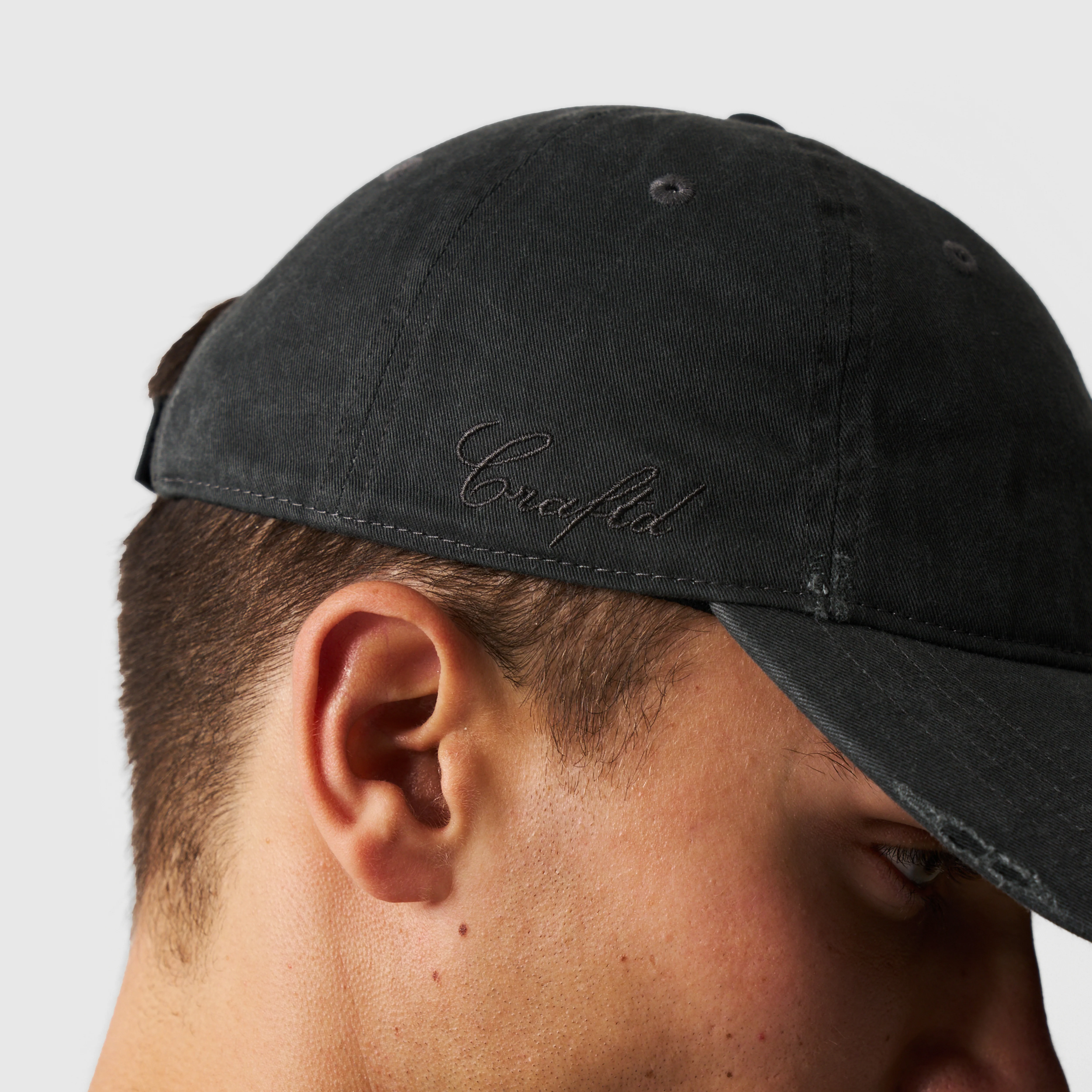 Distressed Cap (Washed Black) - Image 8