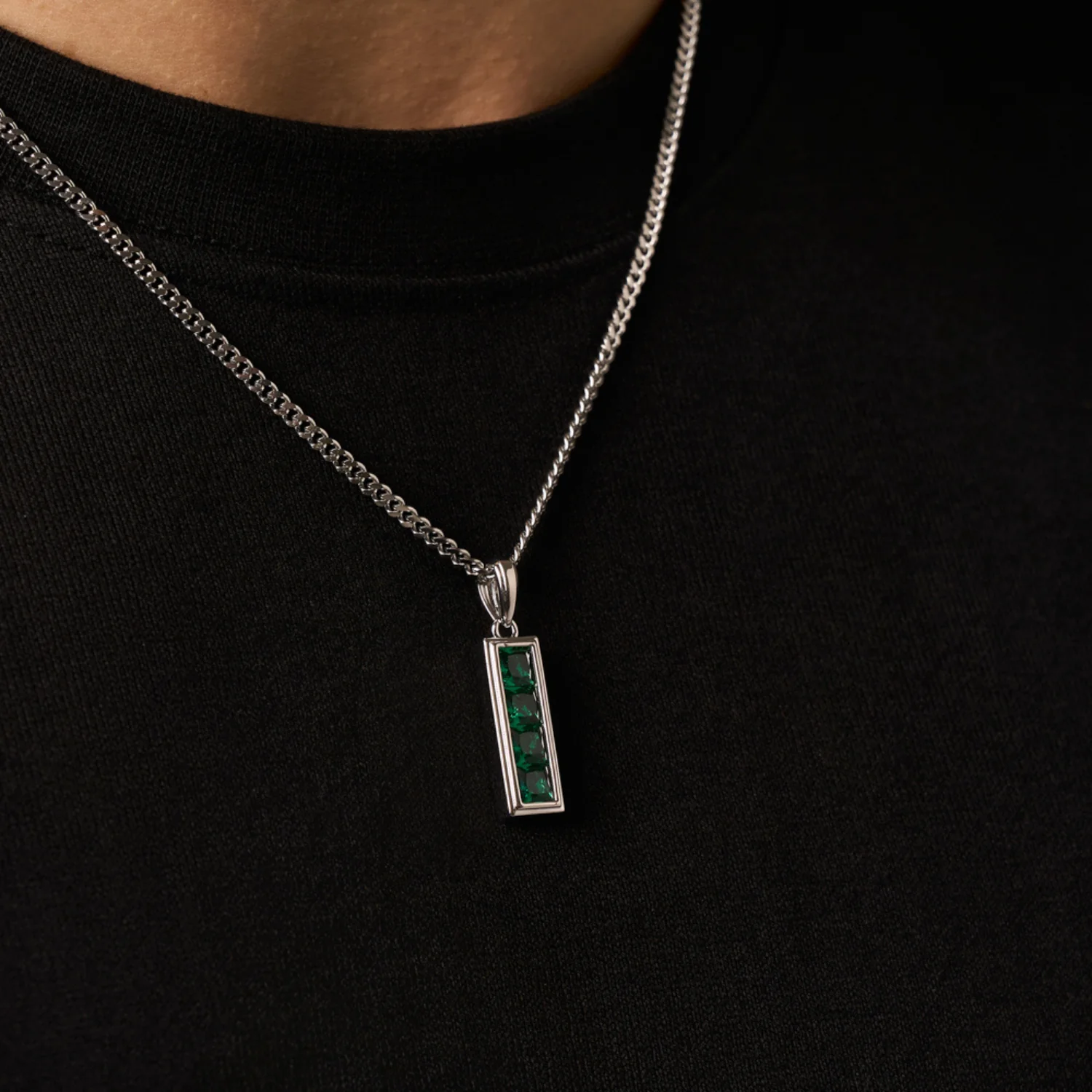 Emerald Stone Totem (Silver) - Image 4