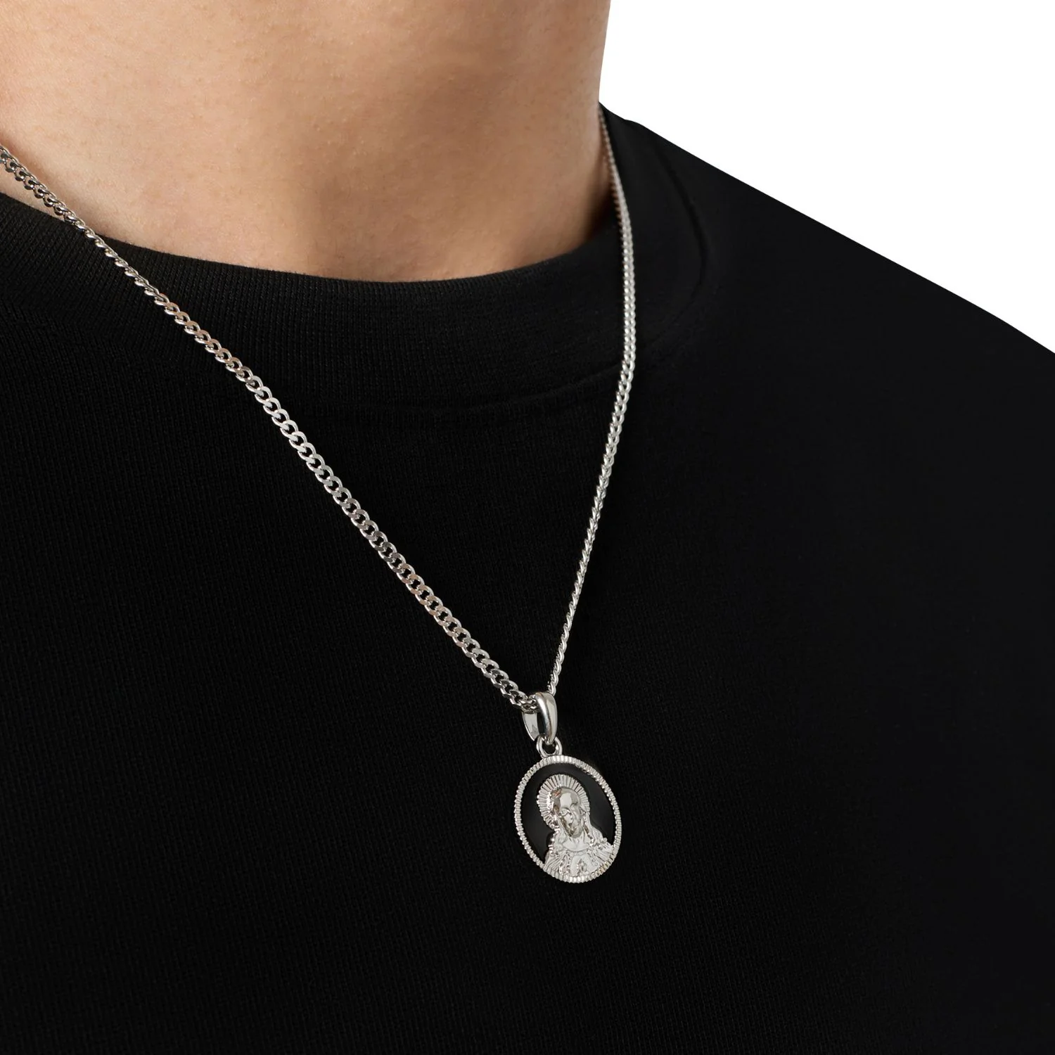 Enamel Jesus (Silver) - Image 3