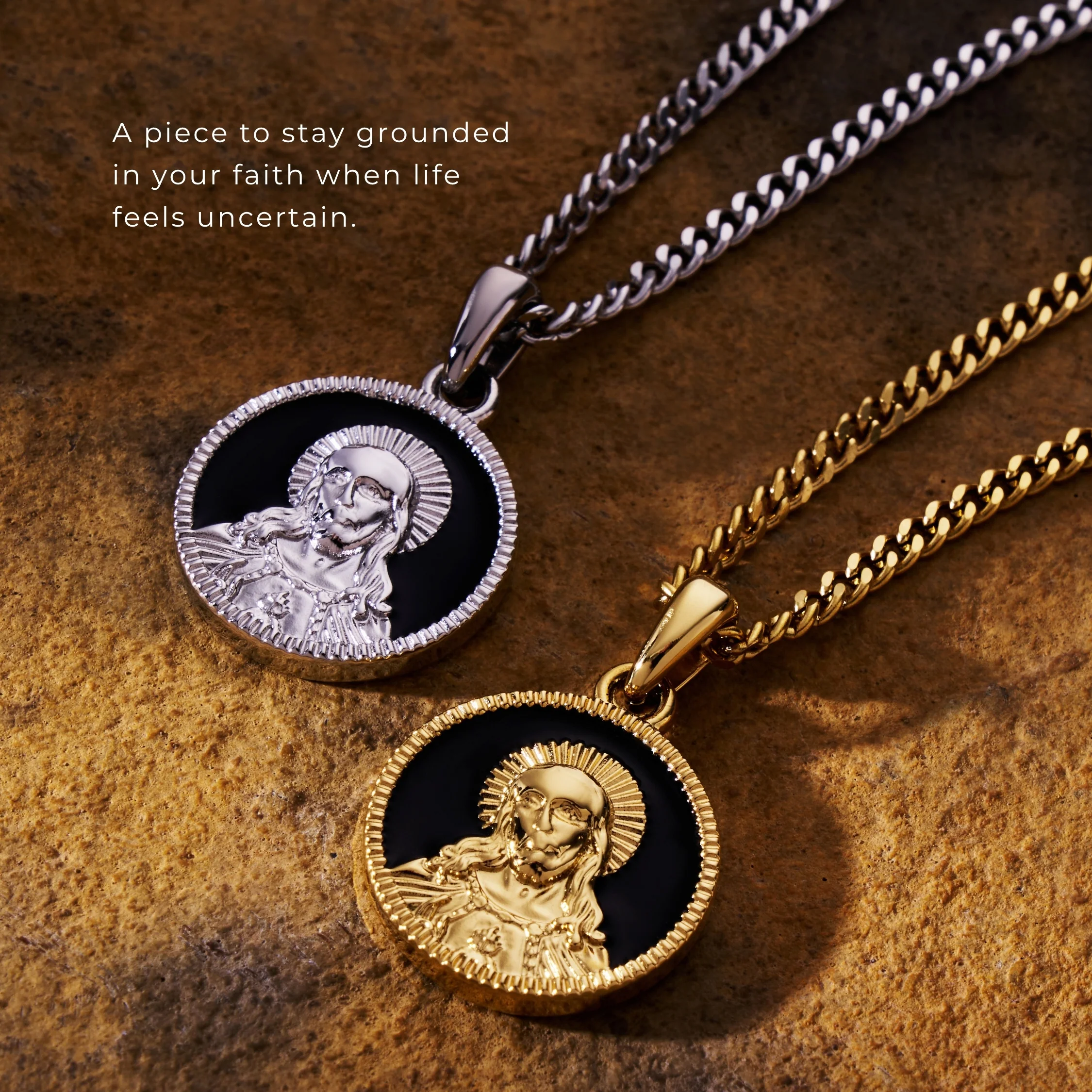 Enamel Jesus (Gold) - Image 4