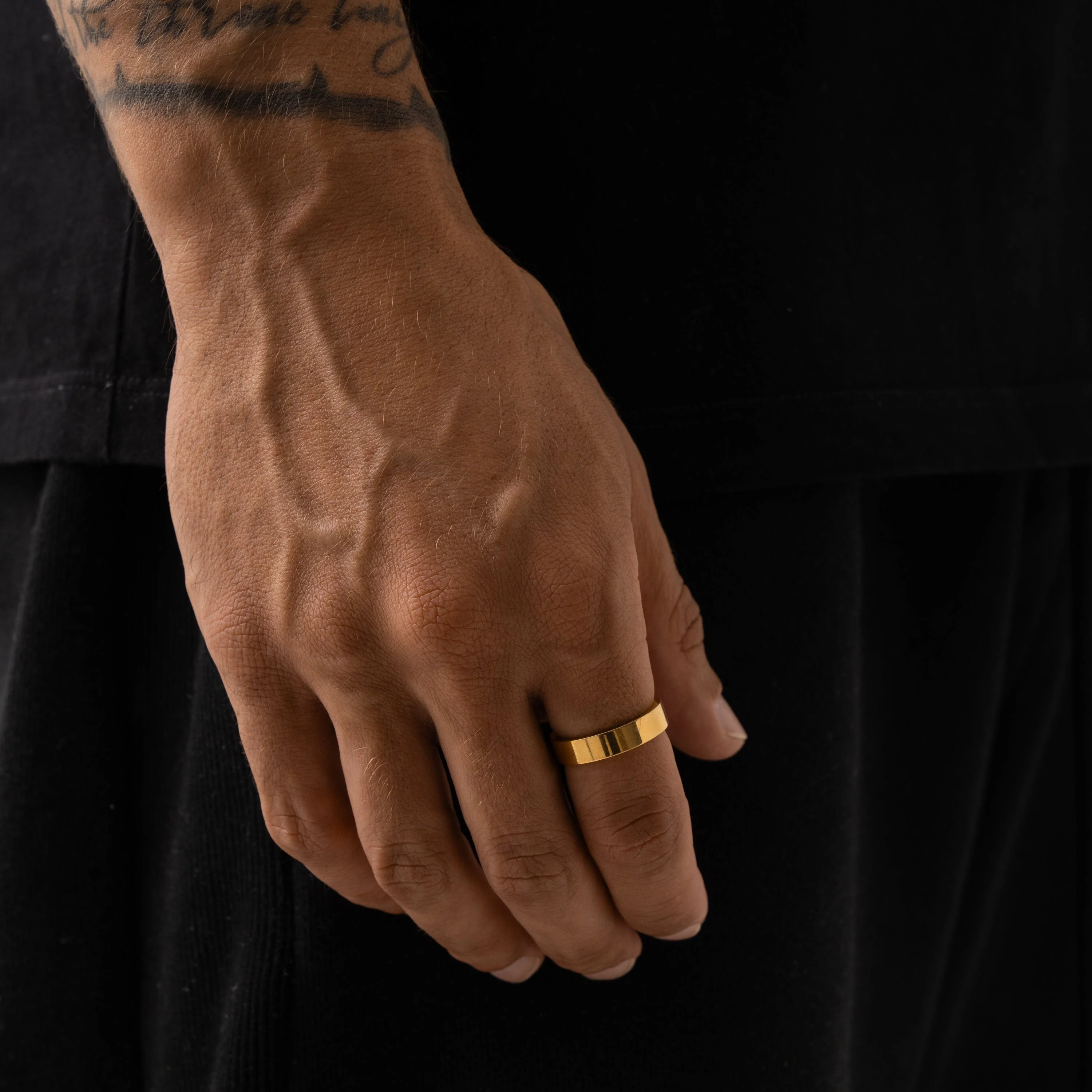 Flat Band Ring (Gold) 5mm - Image 2