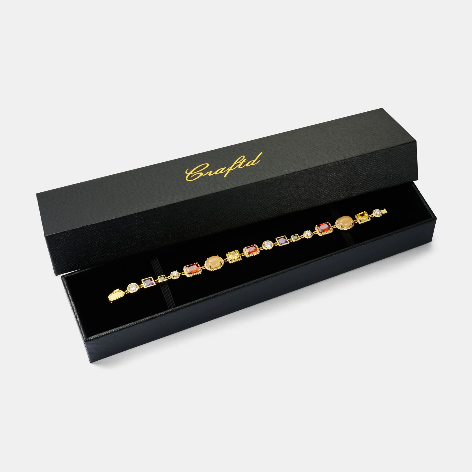 Gemstone Bracelet (Gold) - Image 3