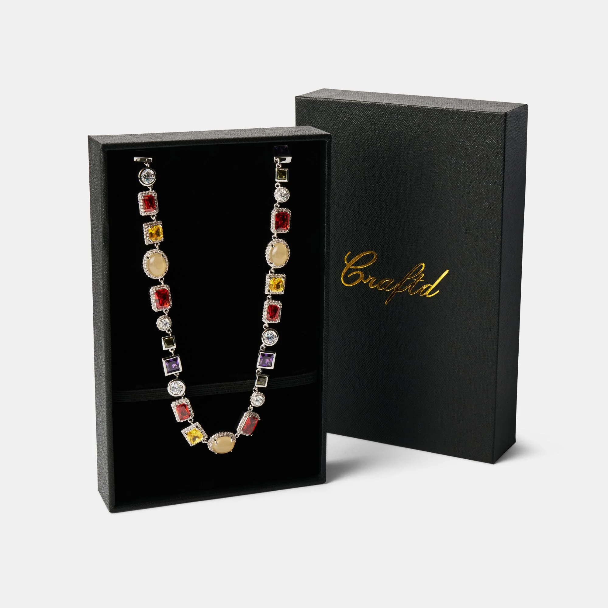 Gemstone Necklace (Silver) - Image 5