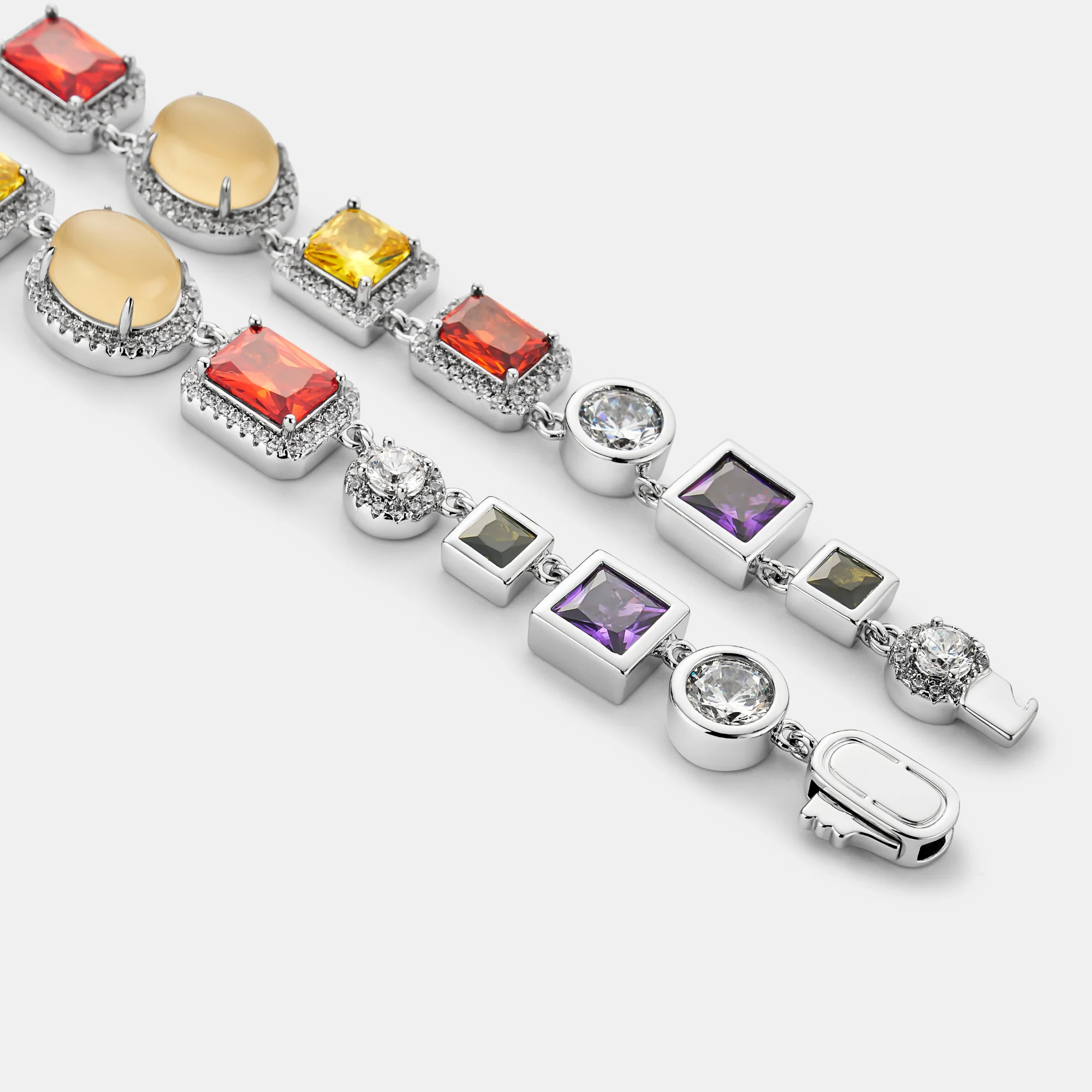 Gemstone Necklace (Silver) - Image 6