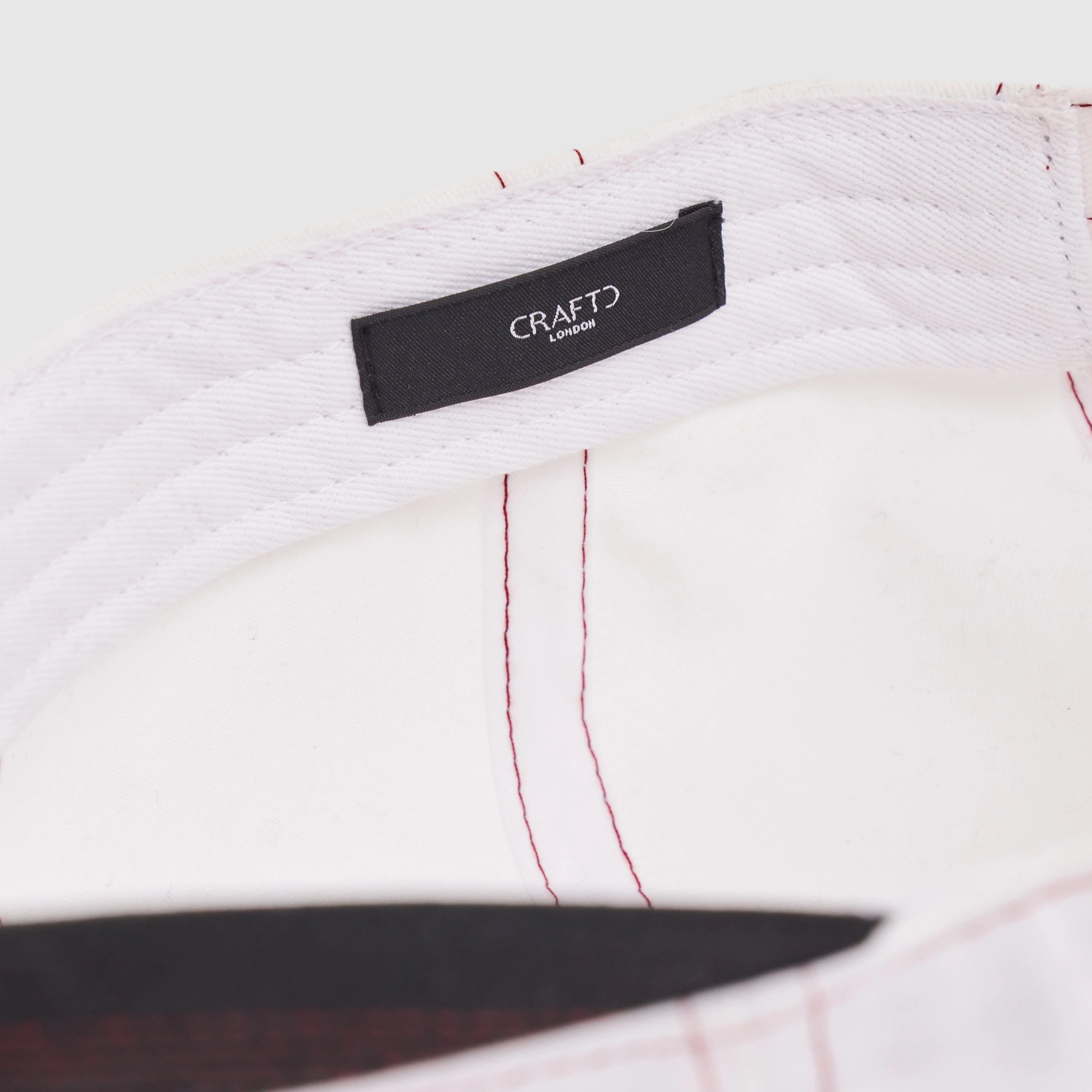 Gentlemen's Club Cap (White/Black) - Image 7