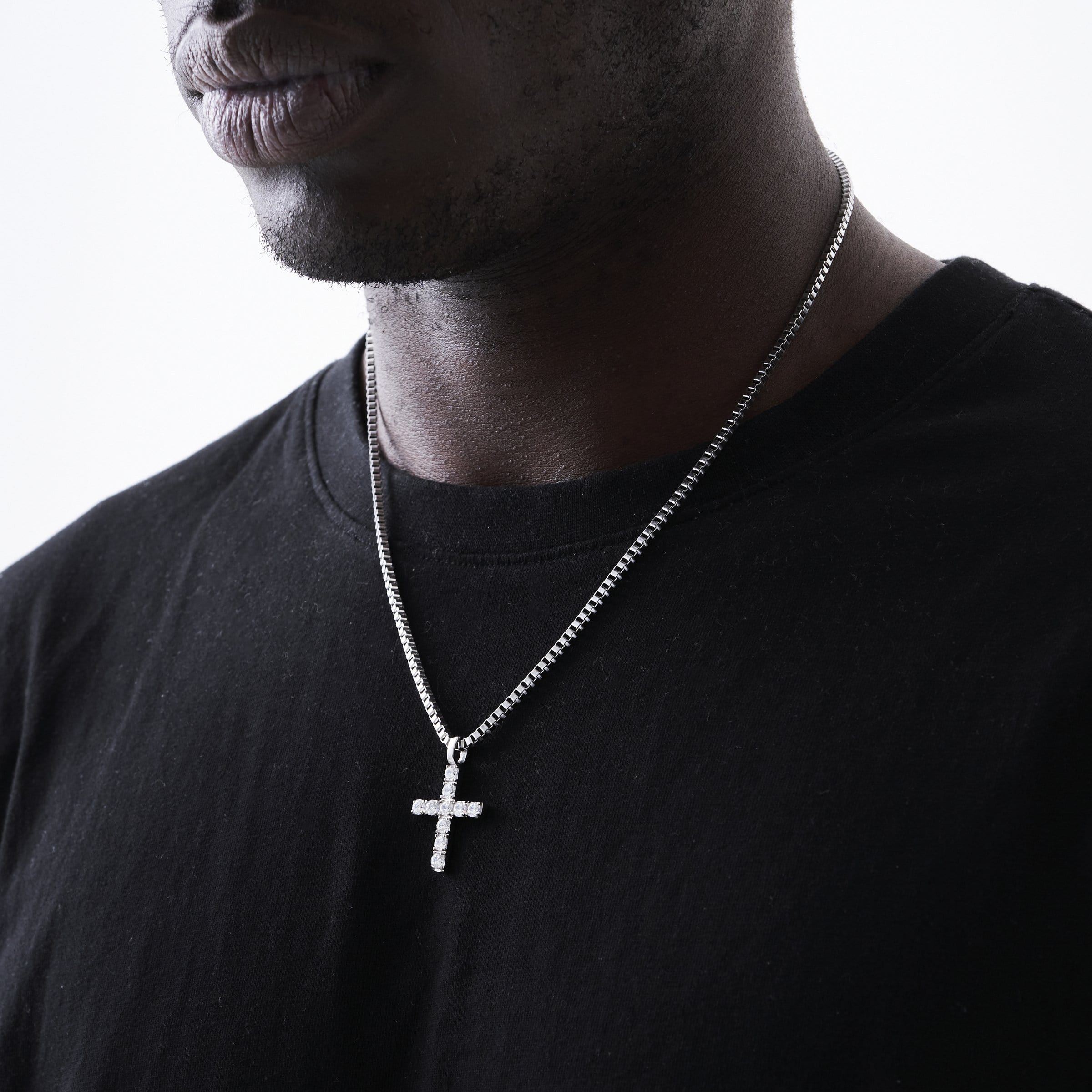 Iced Cross (Silver) - Image 3