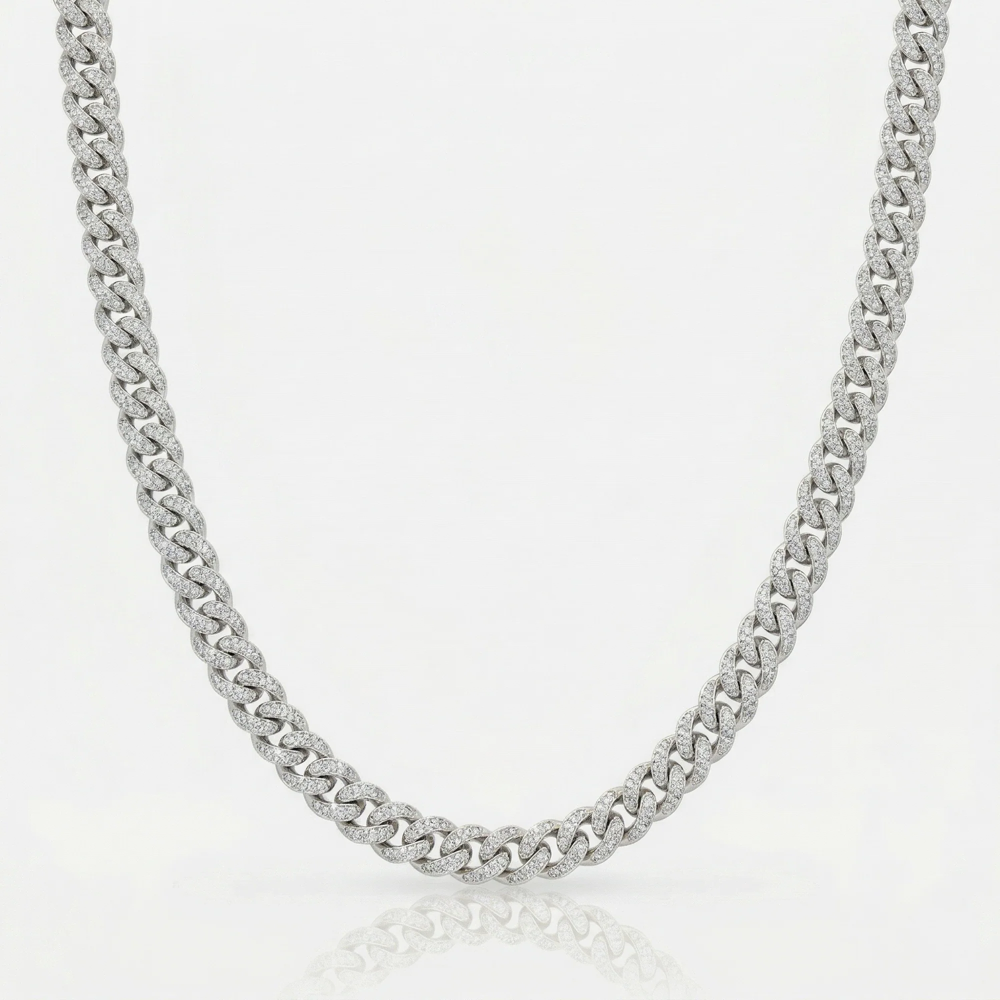Iced Cuban Chain (Silver) 10mm