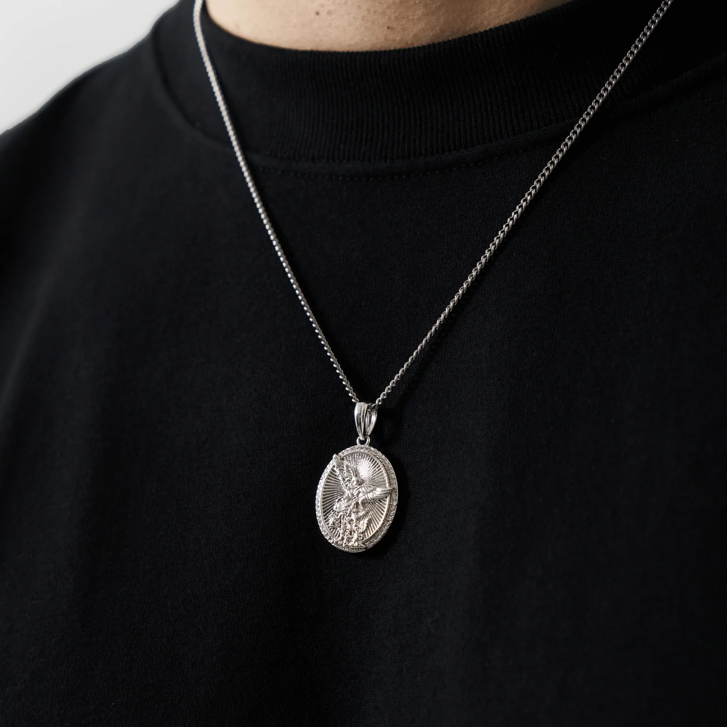 Iced St Michael (Silver) - Image 5