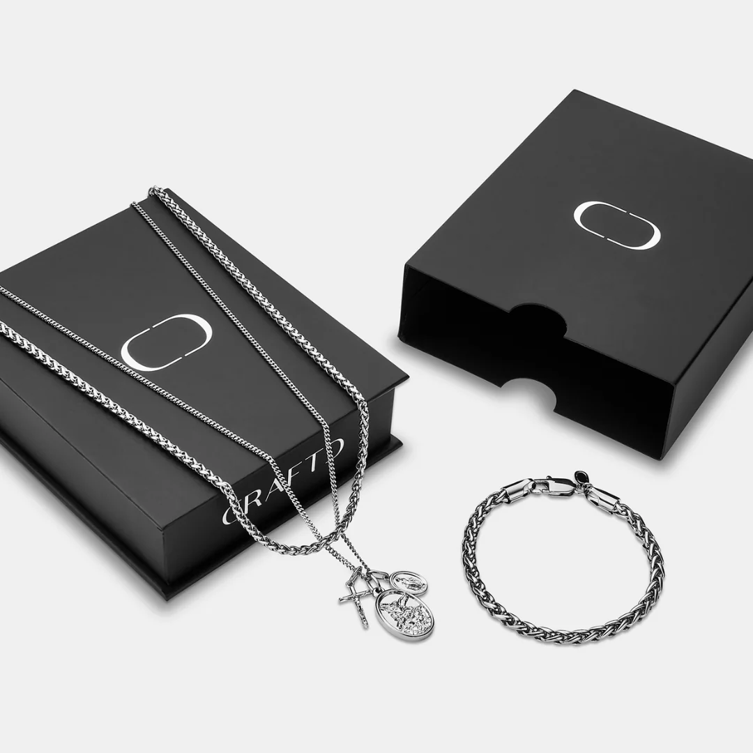Jesus & Mary Gift Set (Silver) - Image 2