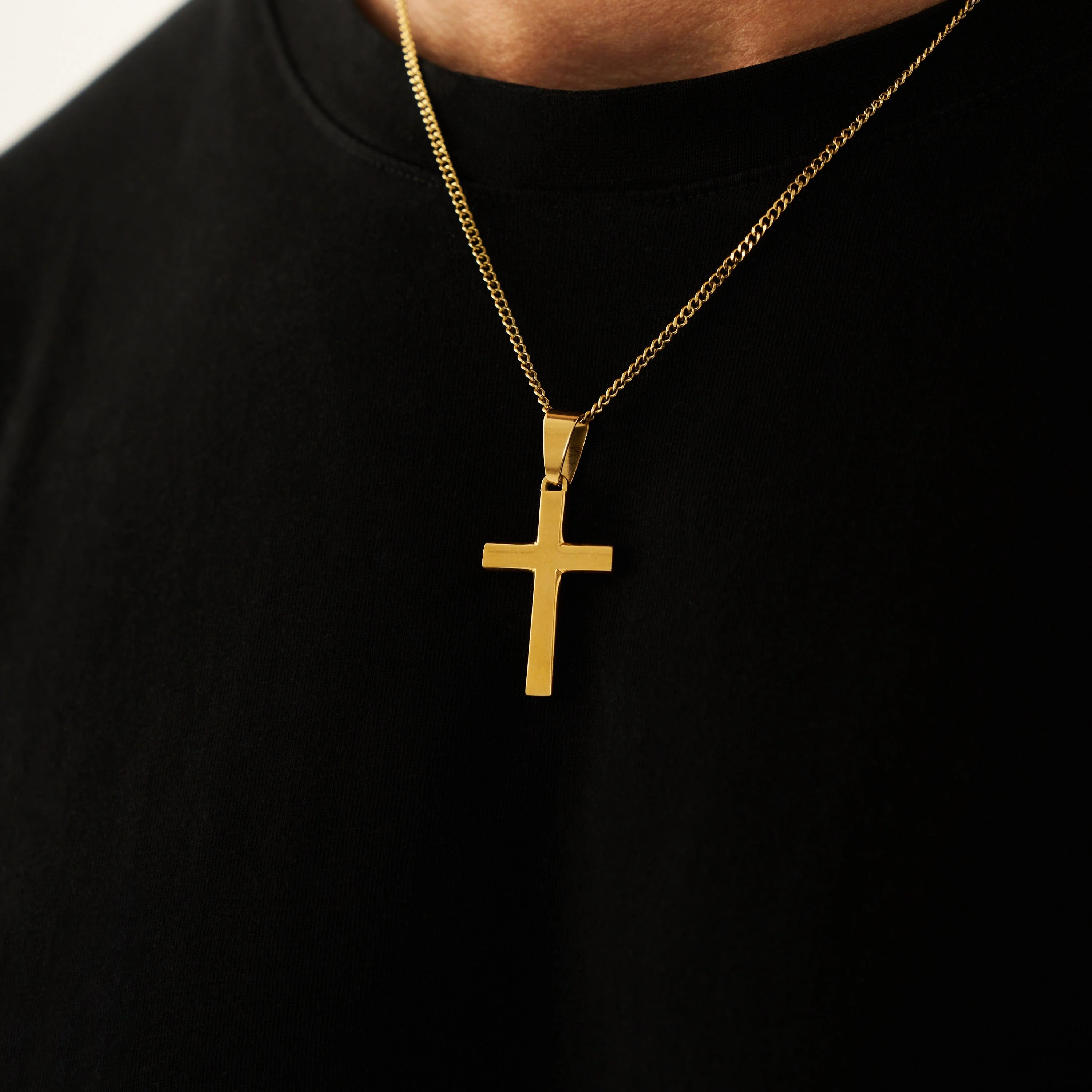 Latin Cross Pendant (Gold) - Image 4