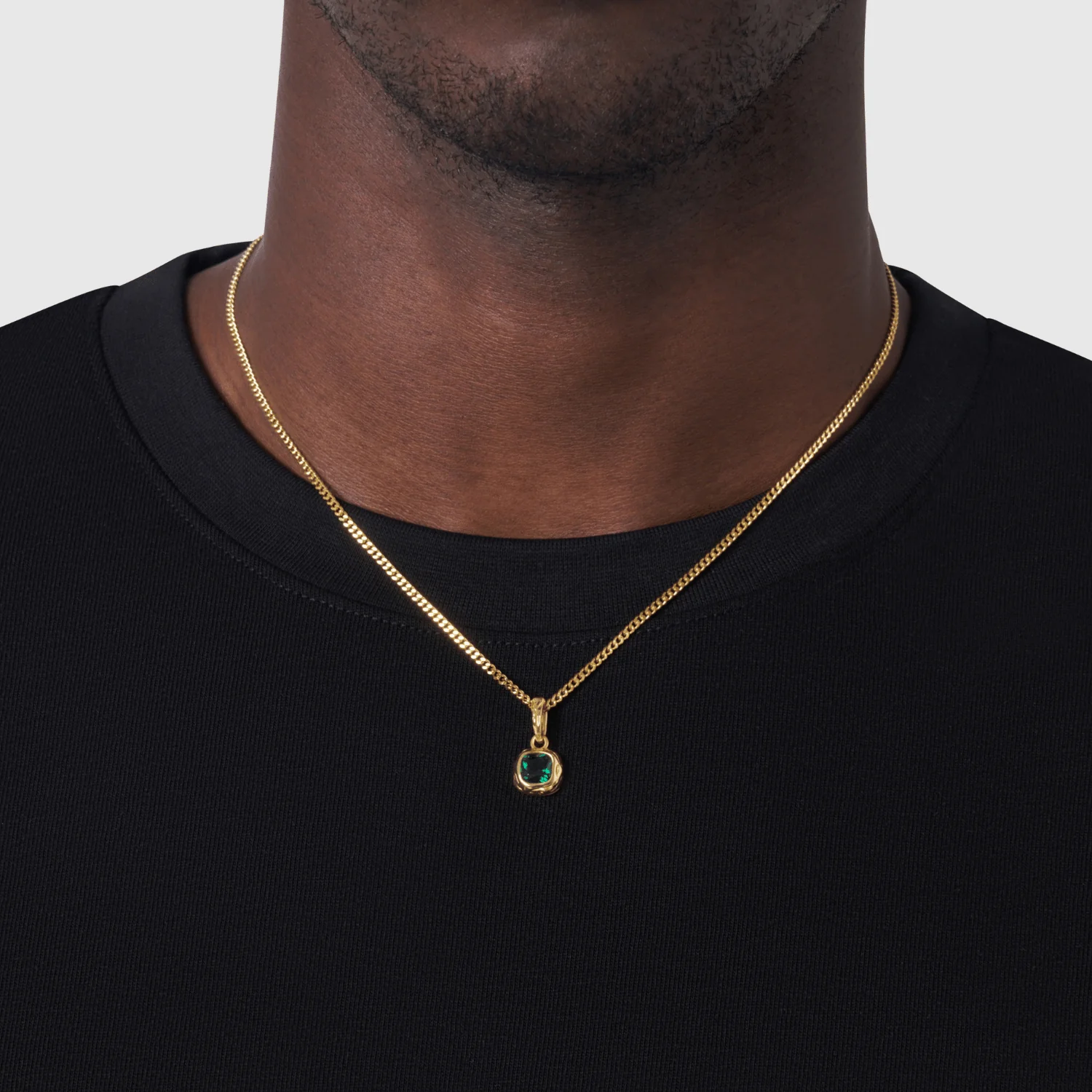 Melted Emerald Stone (18ct Gold) | Sterling Silver - Image 5
