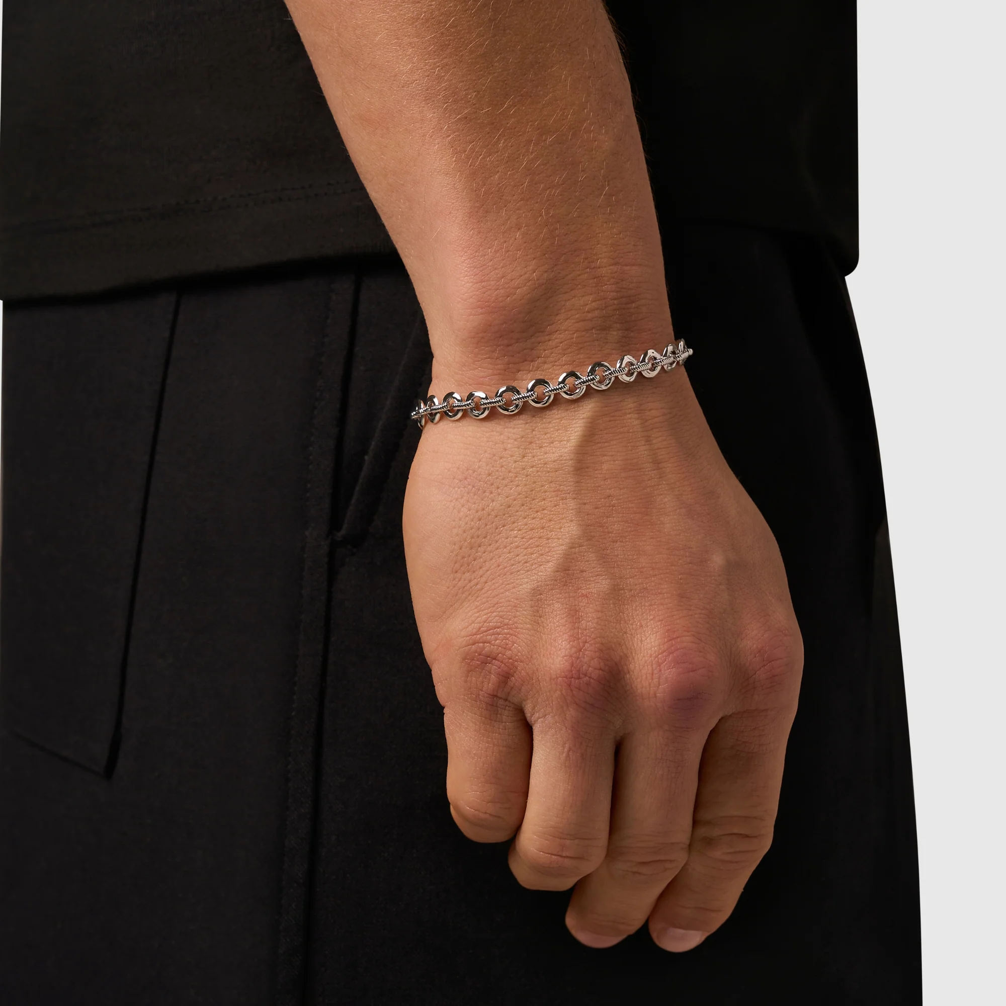 Melted Link Bracelet (Silver) - Image 2