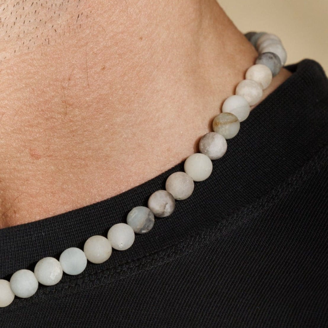 Ocean Beaded Necklace 8mm - Image 7
