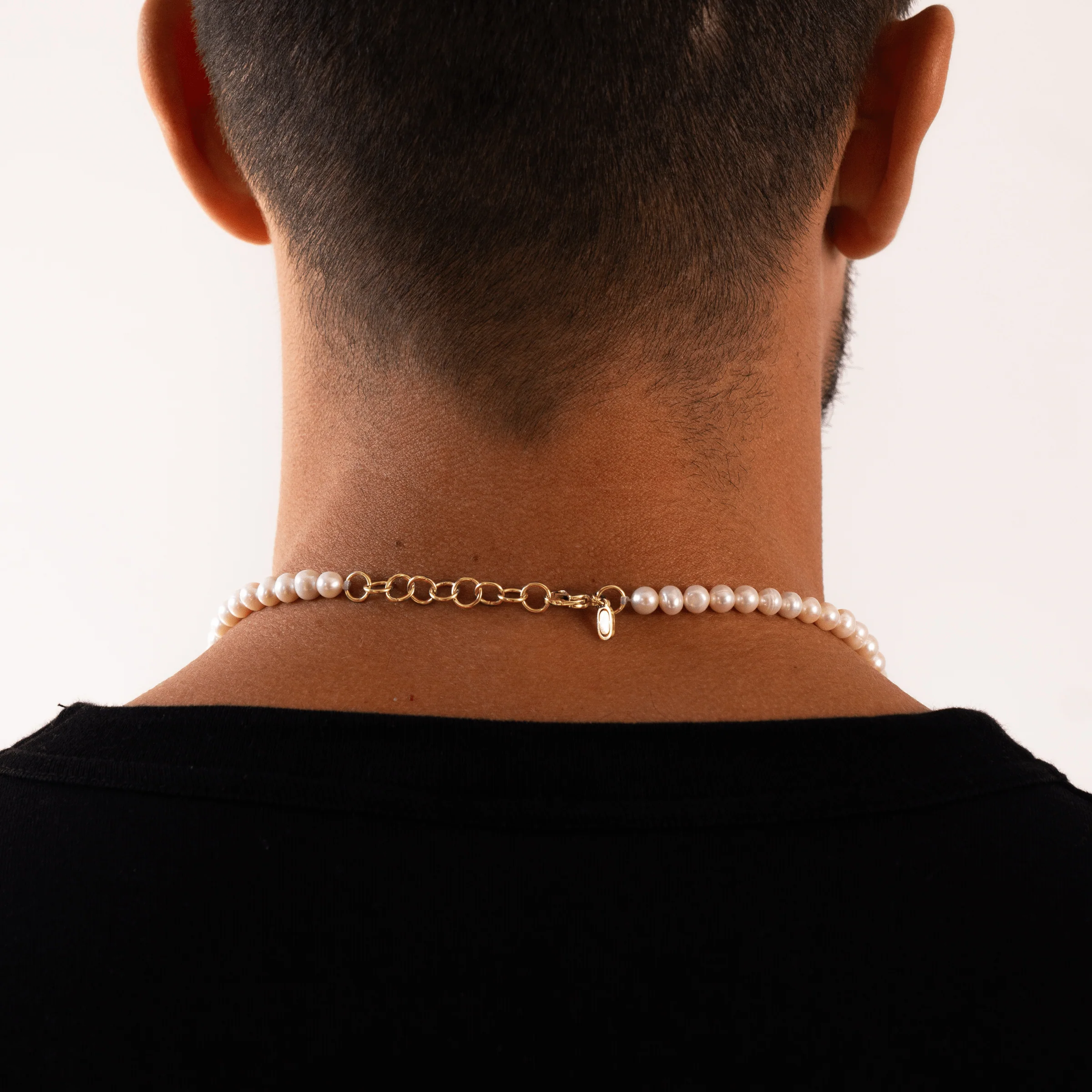 Pendant Real Pearl Necklace (Gold) - Image 7