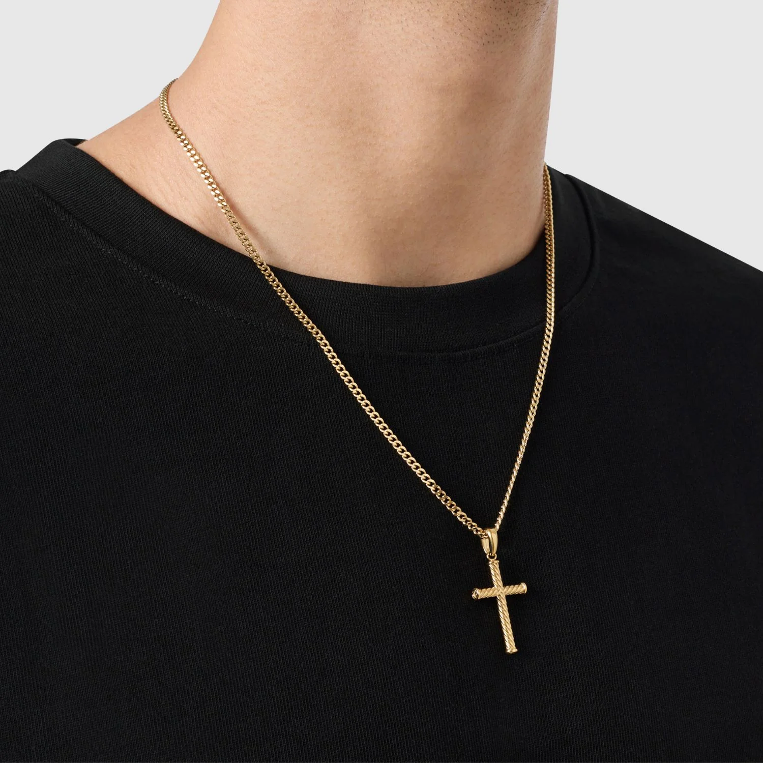 Rope Cross (Gold) - Image 6