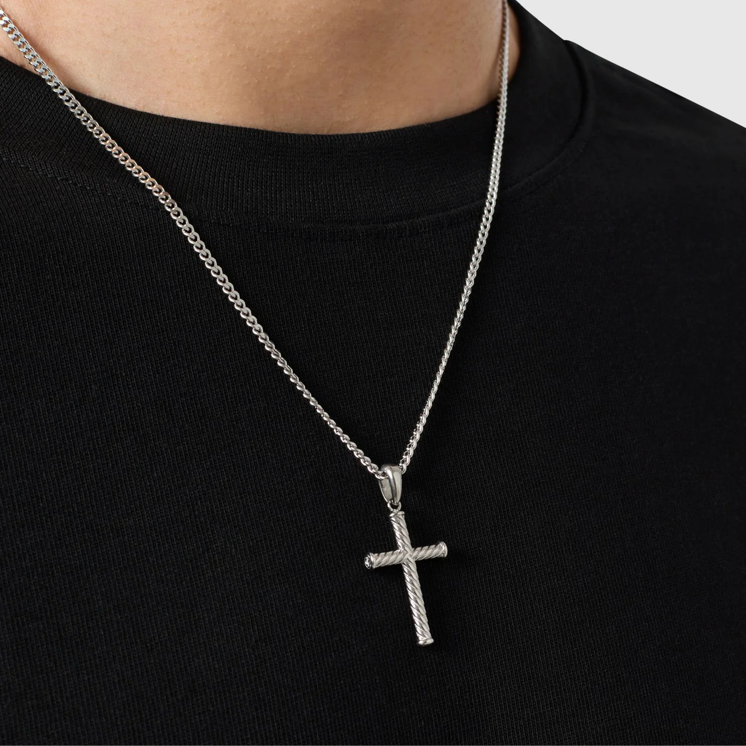 Rope Cross (Silver) - Image 3