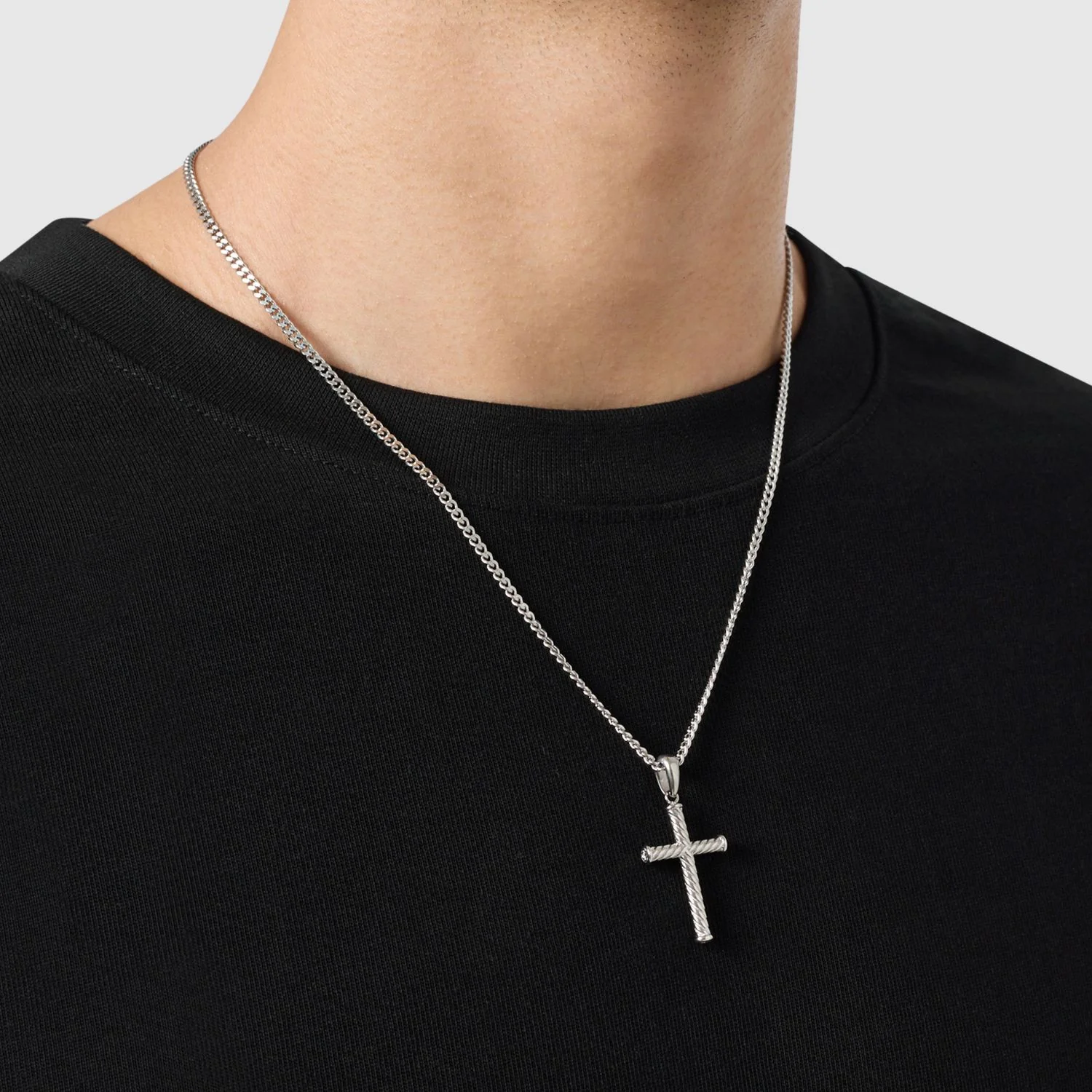 Rope Cross (Silver) - Image 6