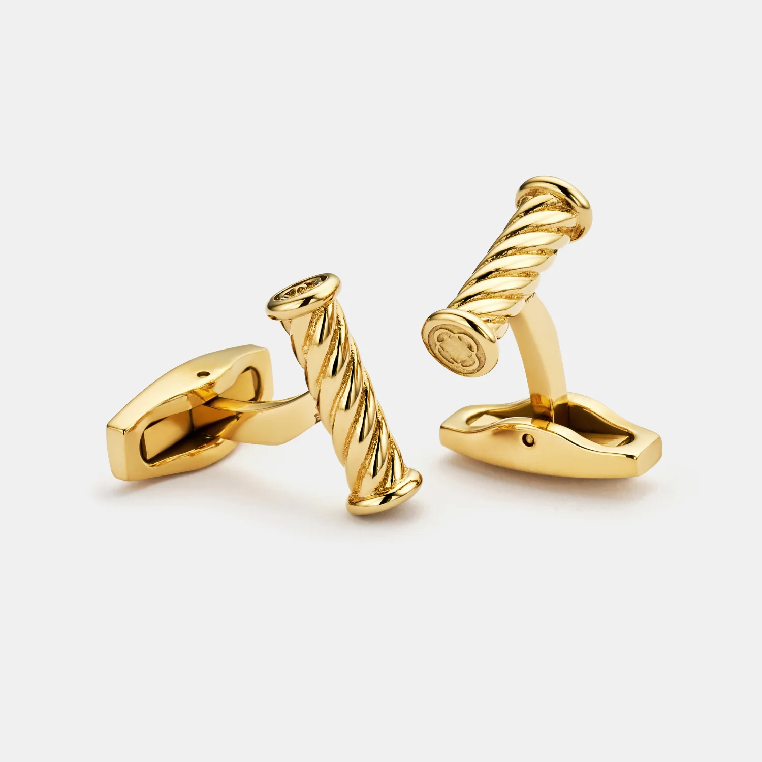 Rope Cuff Links (Gold) - Image 2