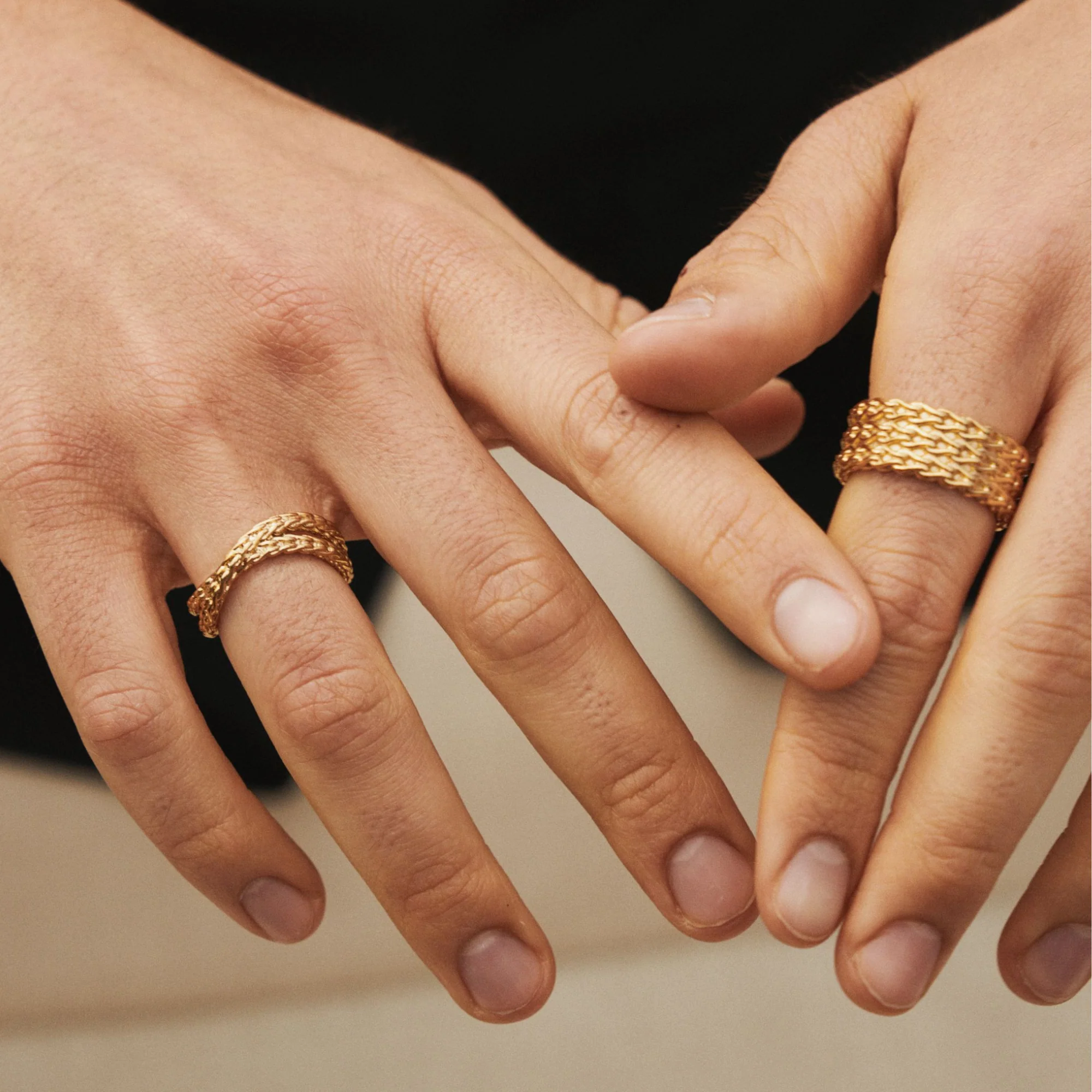 Rope Wrap Ring (Gold) - Image 6
