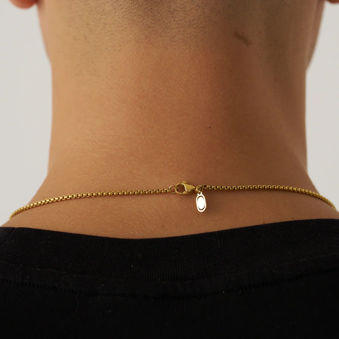 Round Box Chain (Gold) 2mm - Image 9