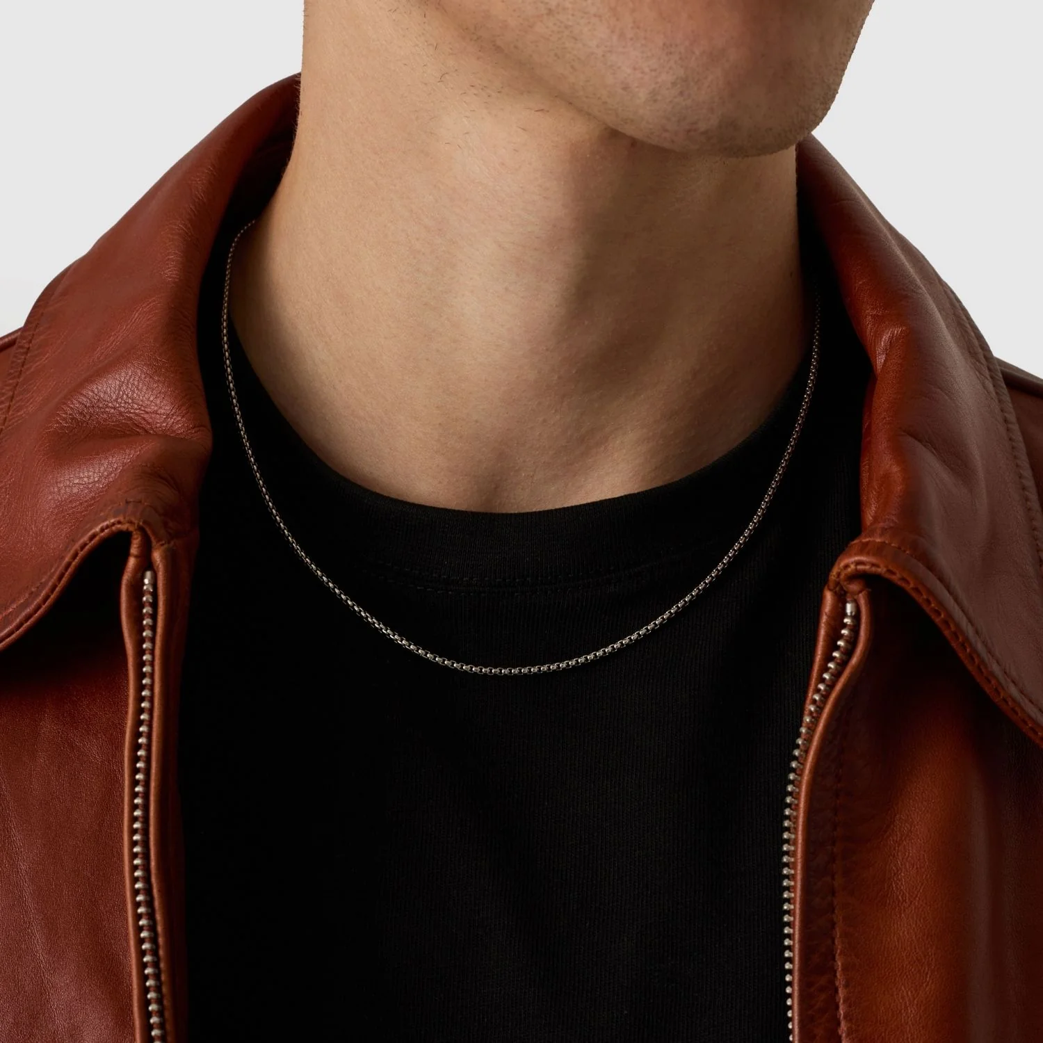 Round Box Chain (Silver) 2mm - Image 6