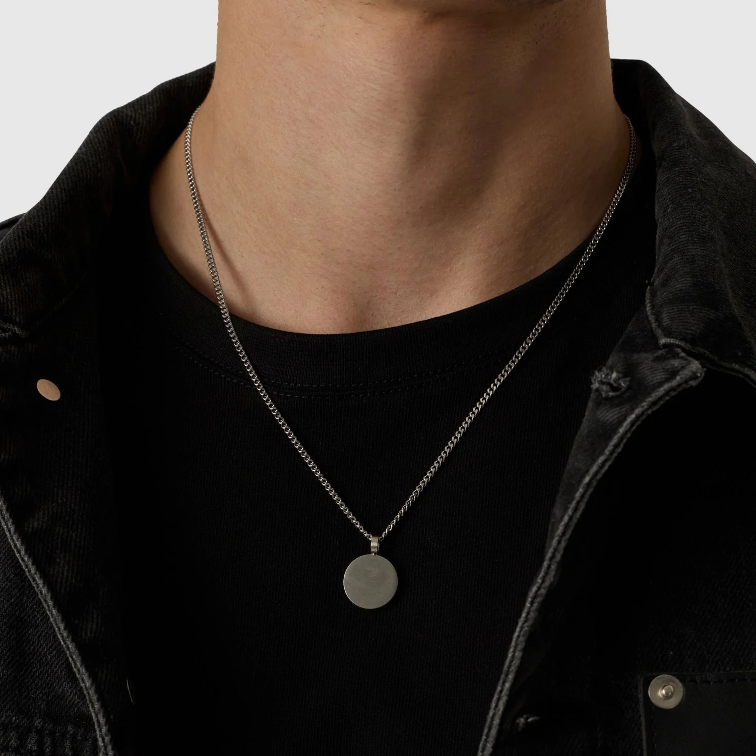 Round Totem Pendant (Silver) - Image 5